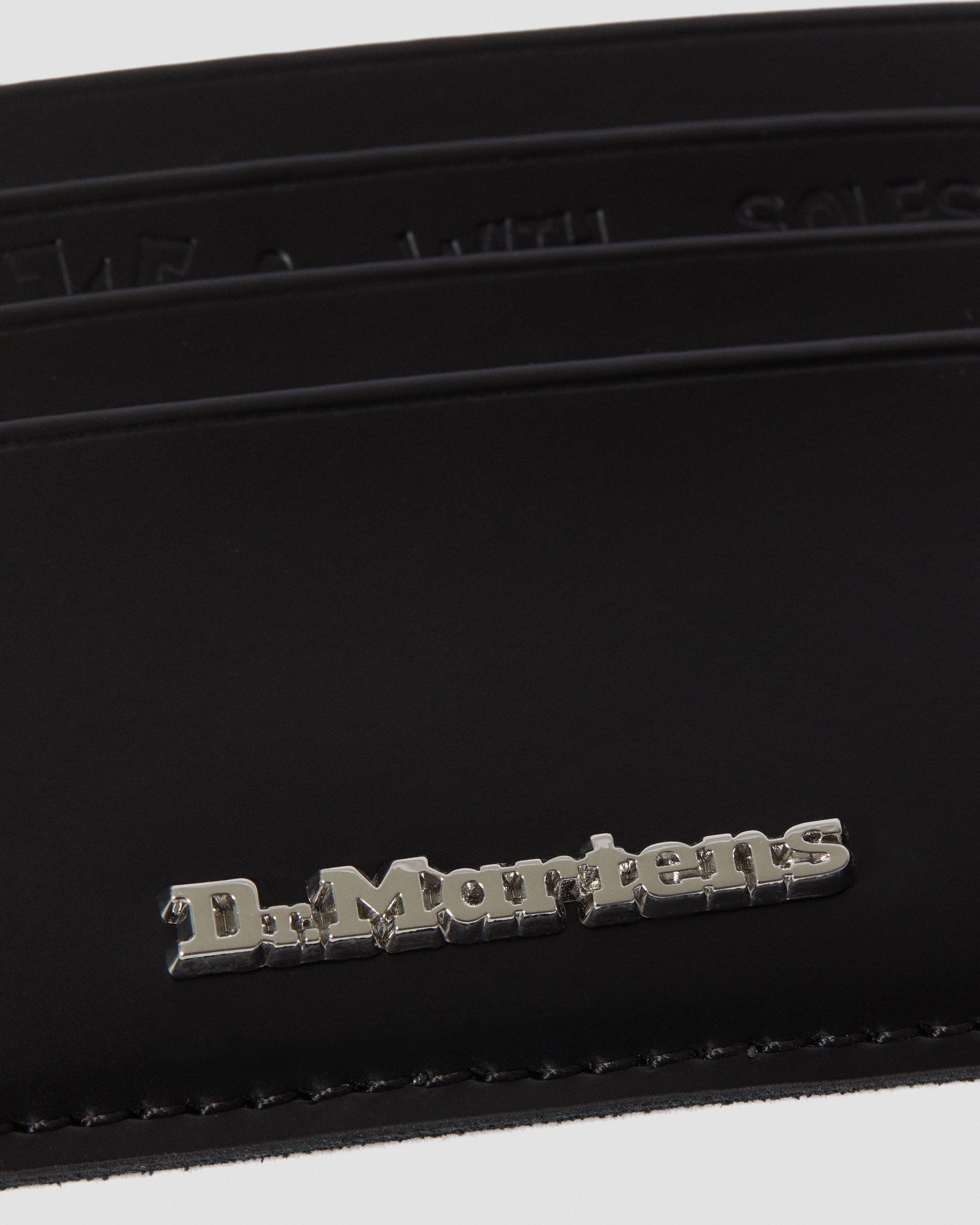 Kiev Leather Card Holder in BLACK | Dr. Martens™