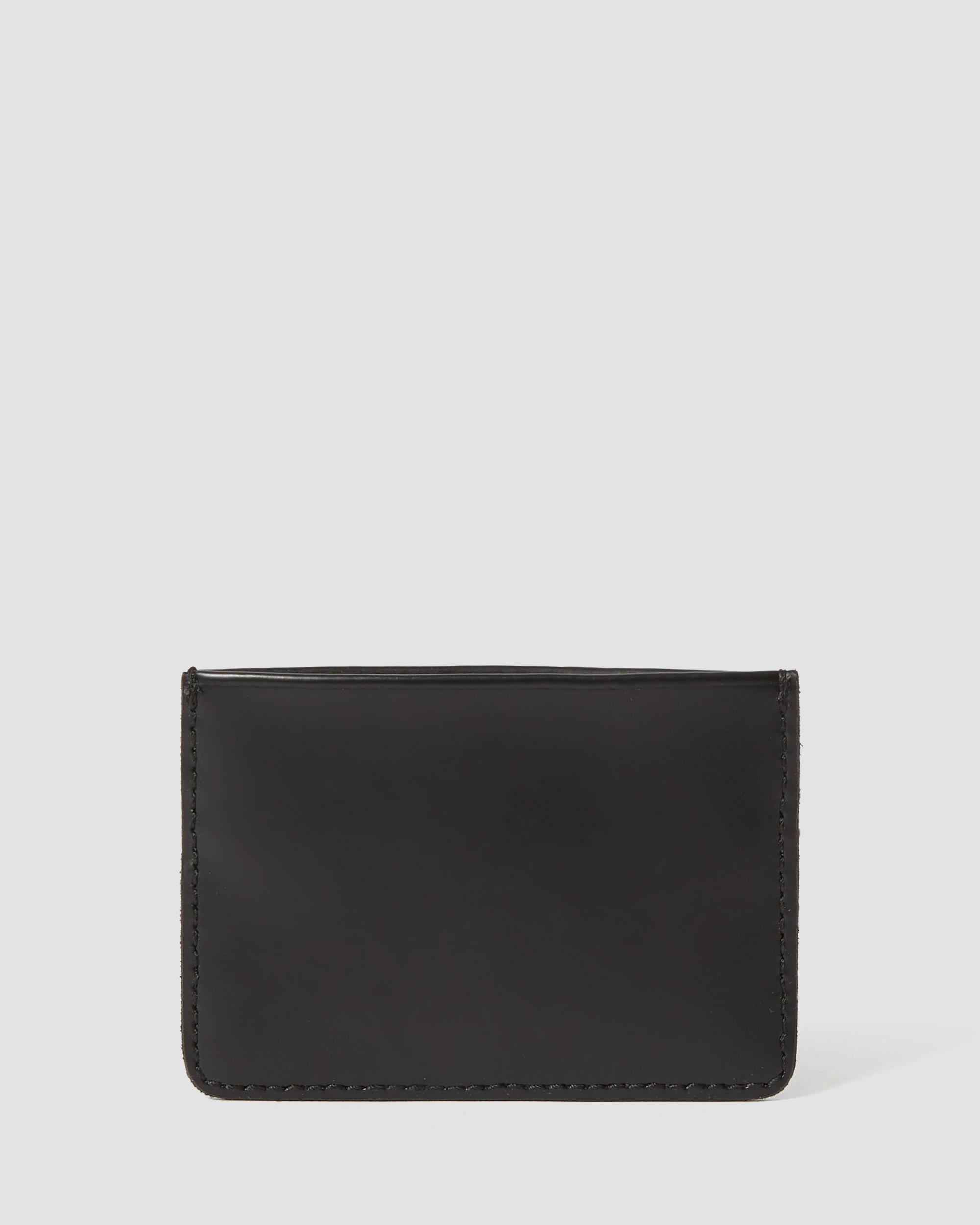 Kiev Leather Card Holder in BLACK | Dr. Martens™