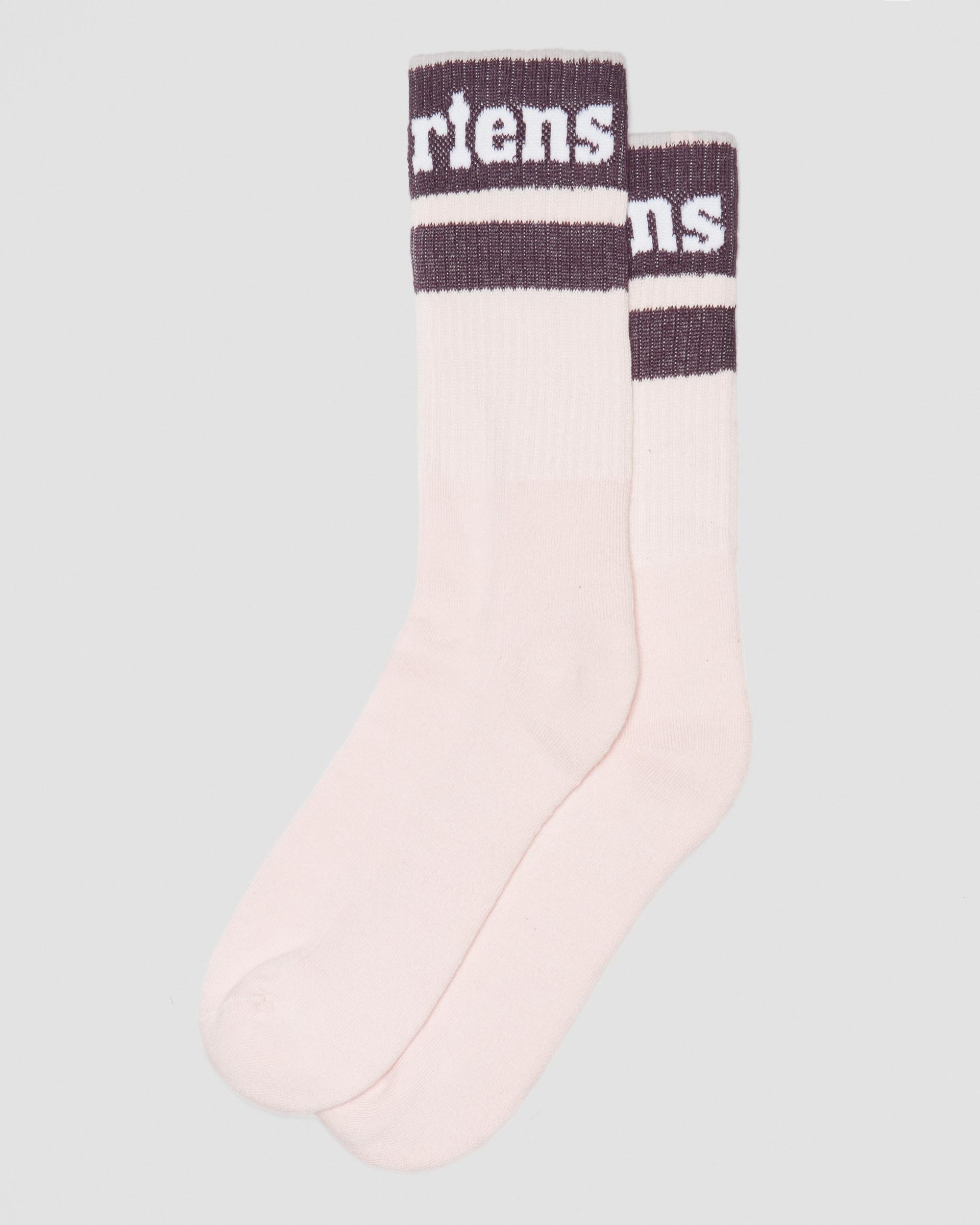 Athletic Logo Organic Cotton Blend Socks