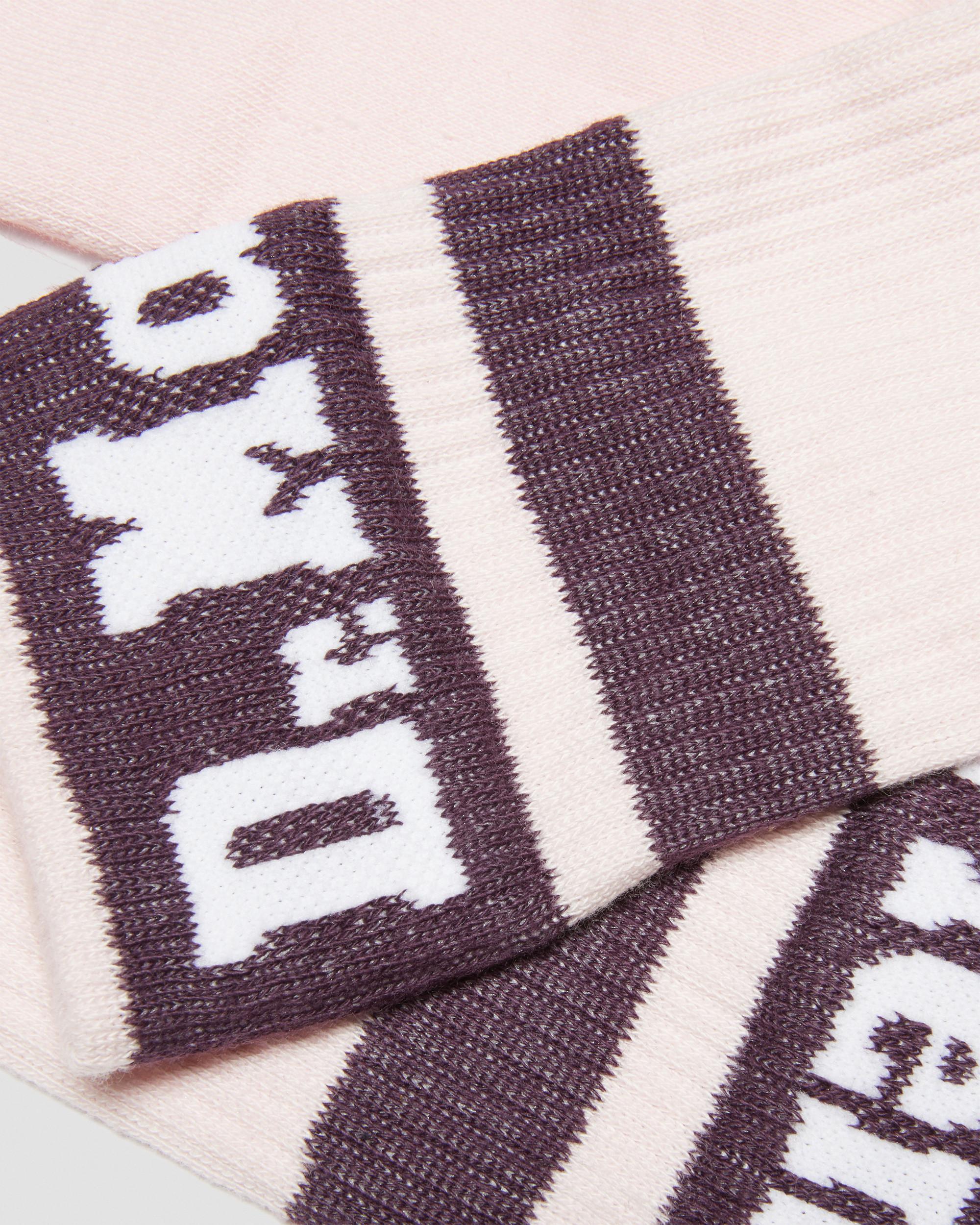 Athletic Logo Organic Cotton Blend Socks