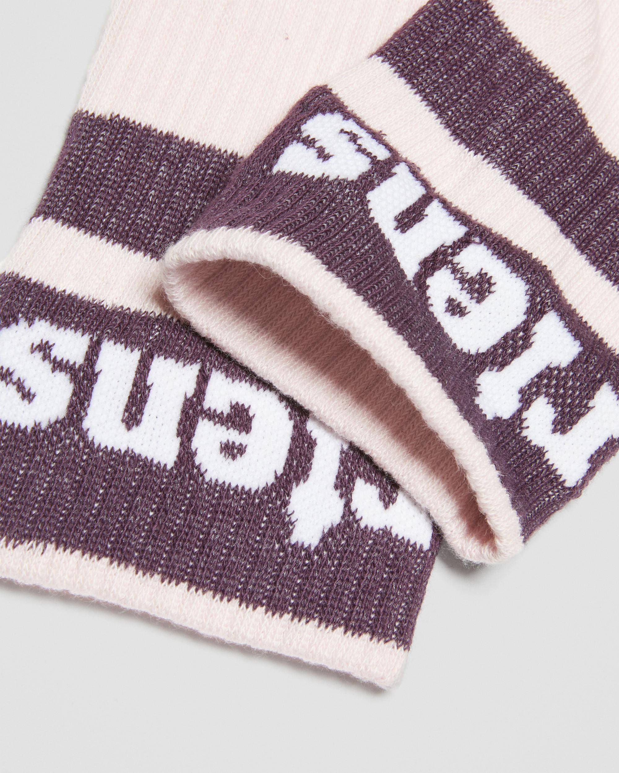 Athletic Logo Organic Cotton Blend Socks