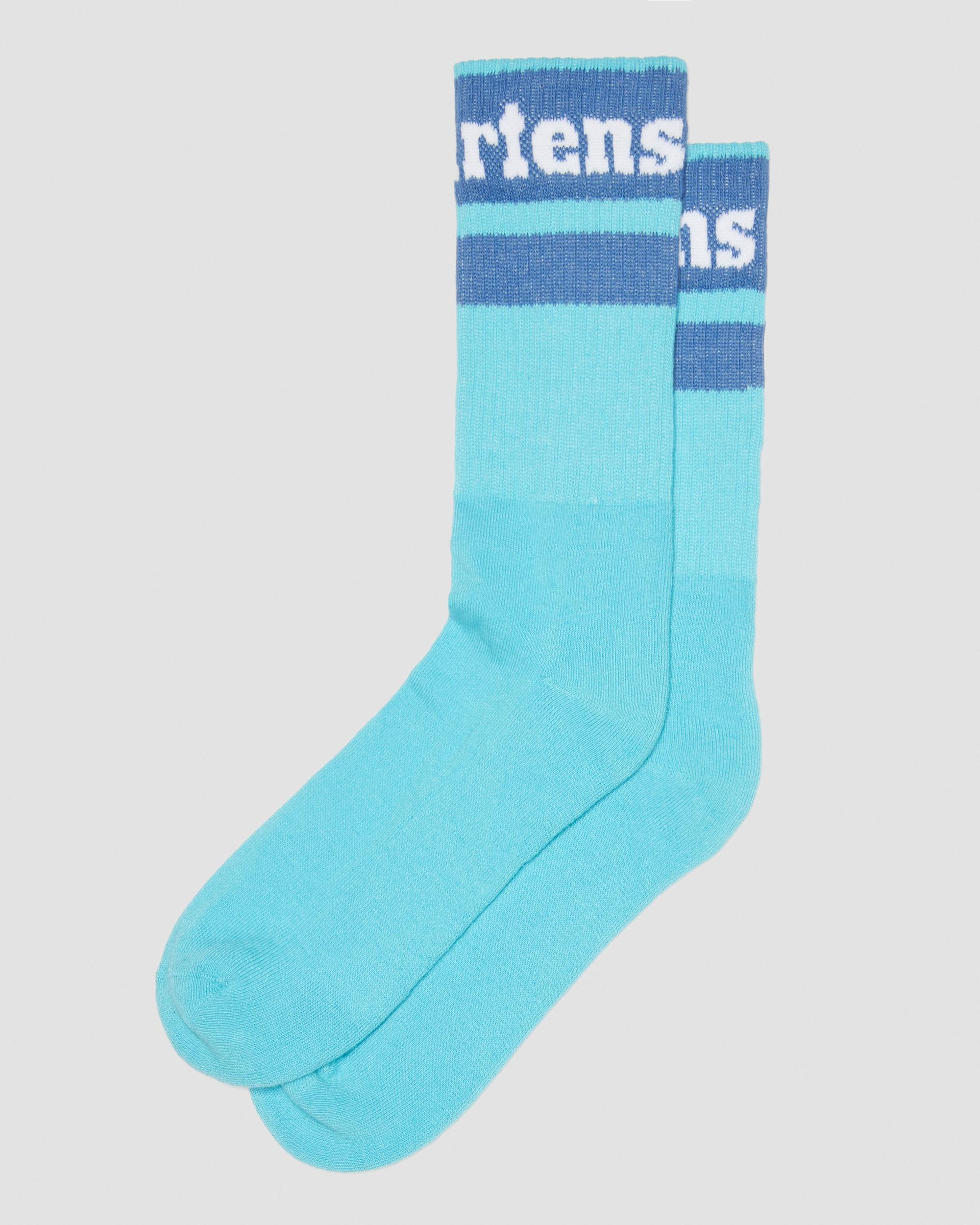 Athletic Logo Organic Cotton Blend Socks