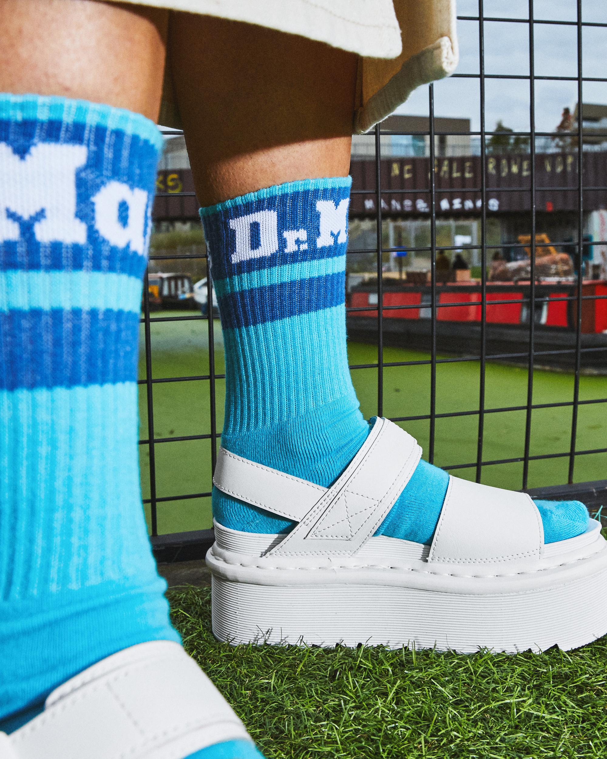 Athletic Logo Organic Cotton Blend Socks