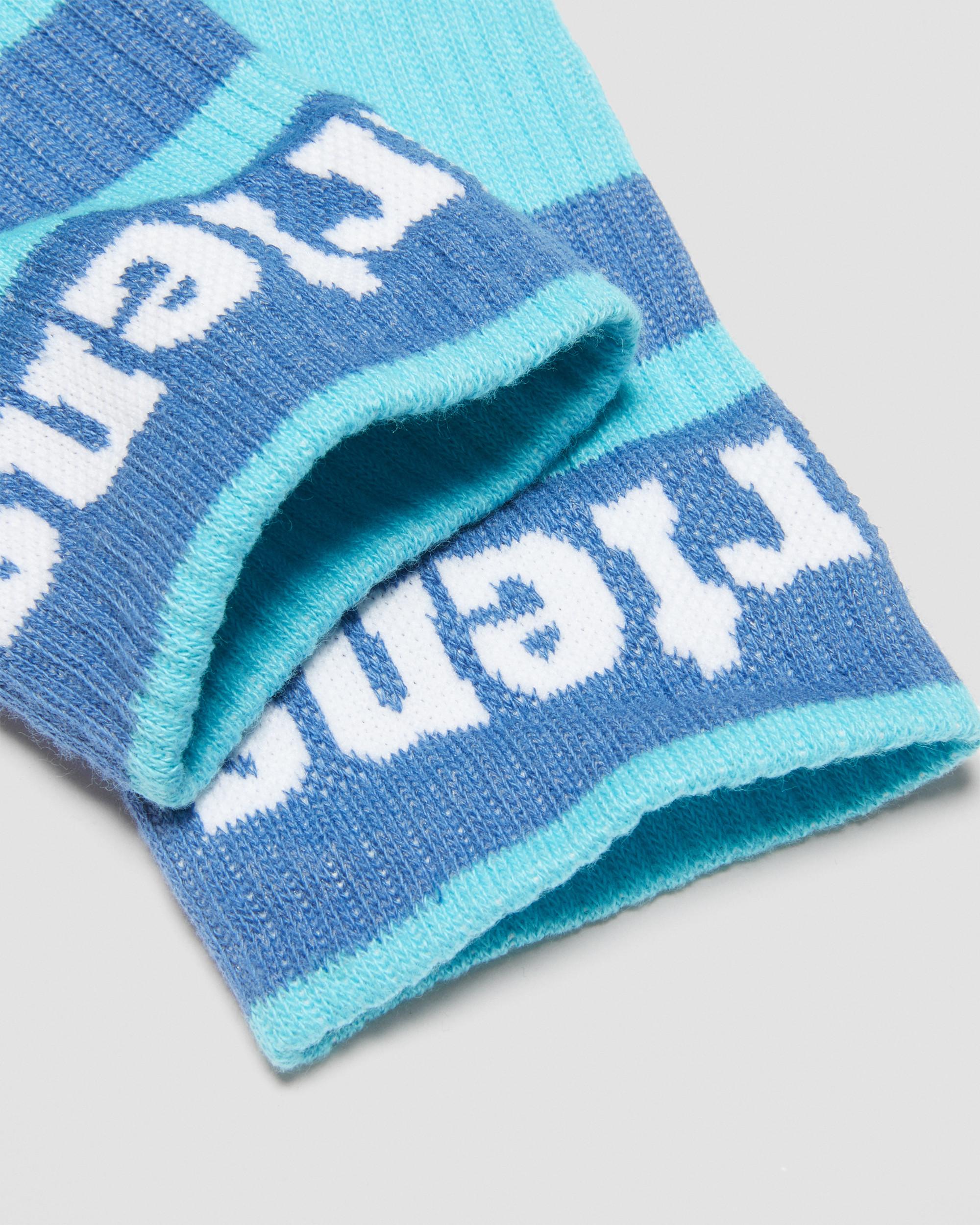 Athletic Logo Organic Cotton Blend Socks