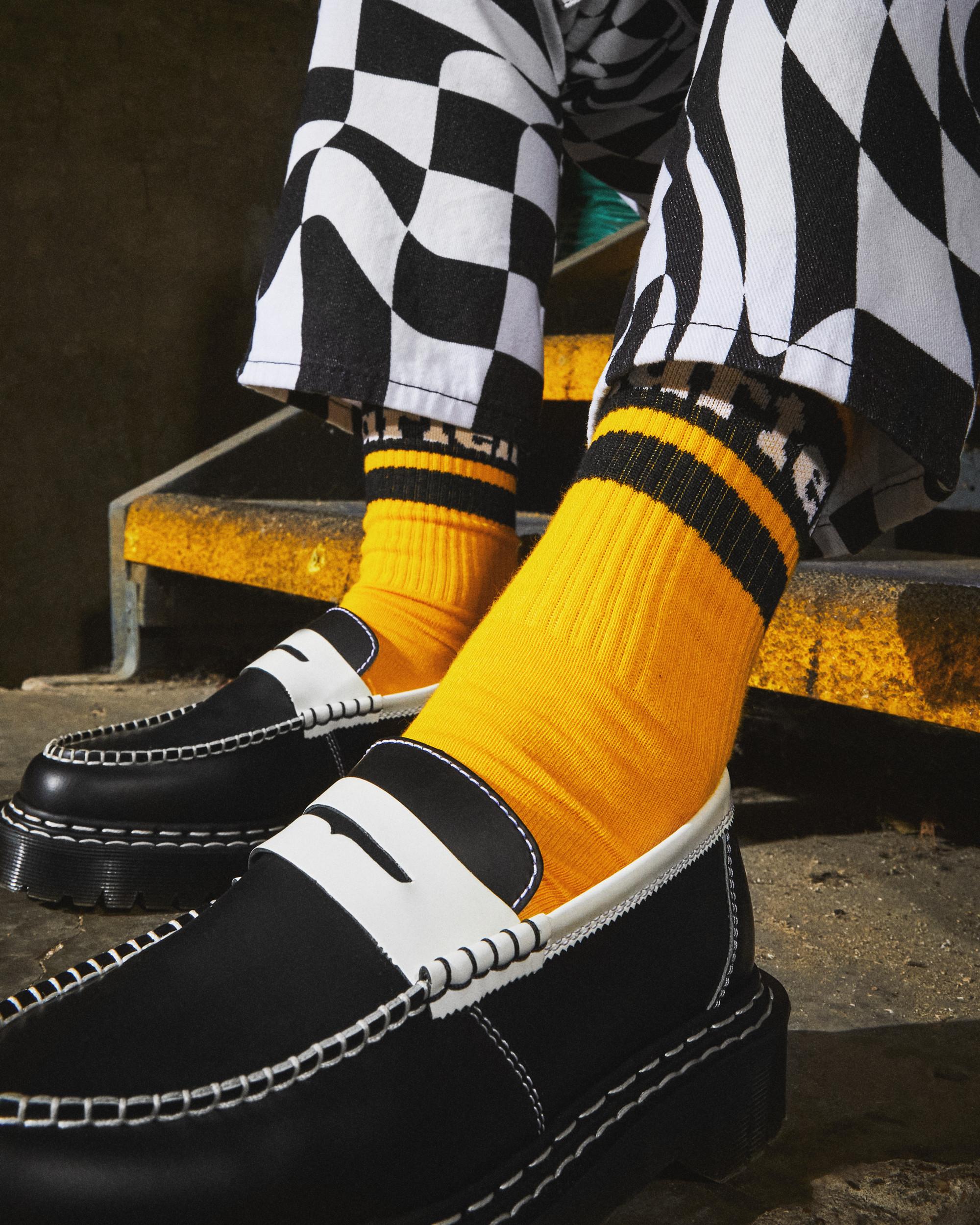 Athletic Logo Organic Cotton Blend Socks