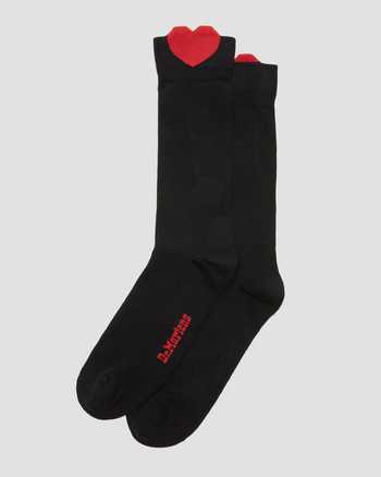BLACK+RED | Socks | Dr. Martens