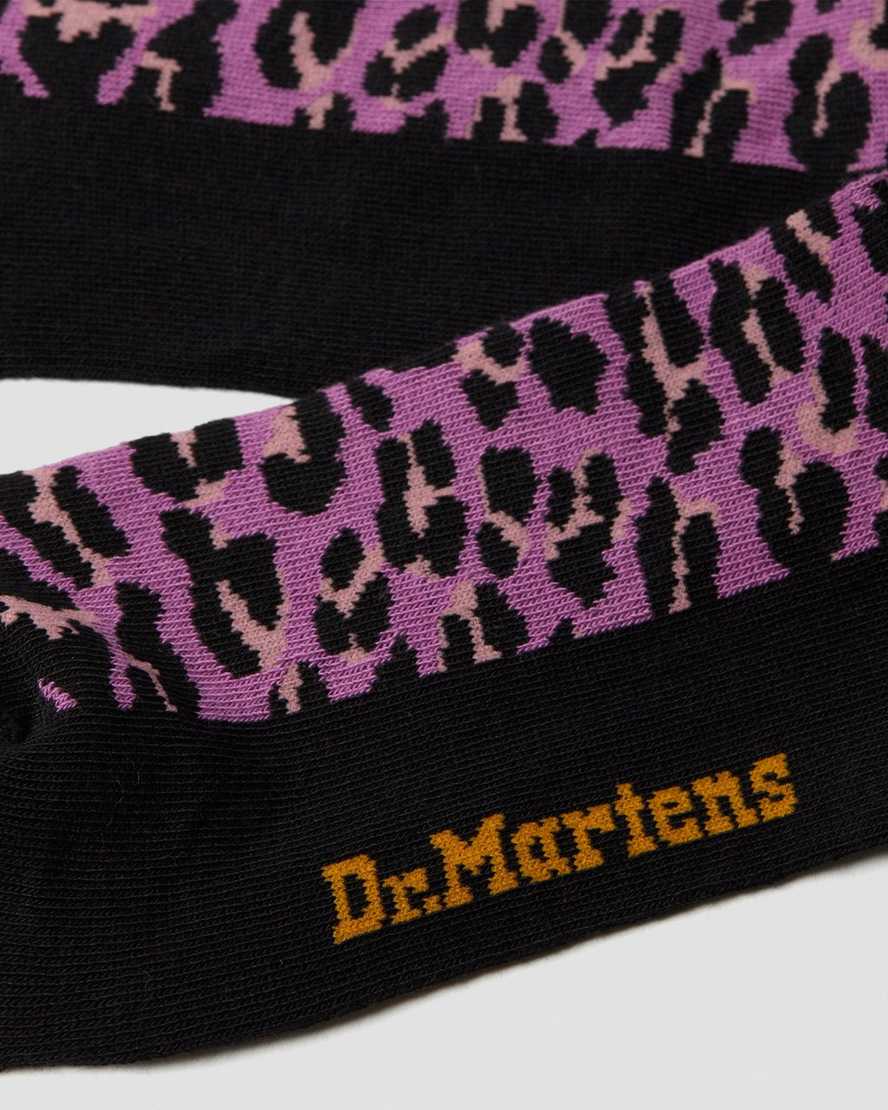 Pink Leopard Print Socks | Dr Martens