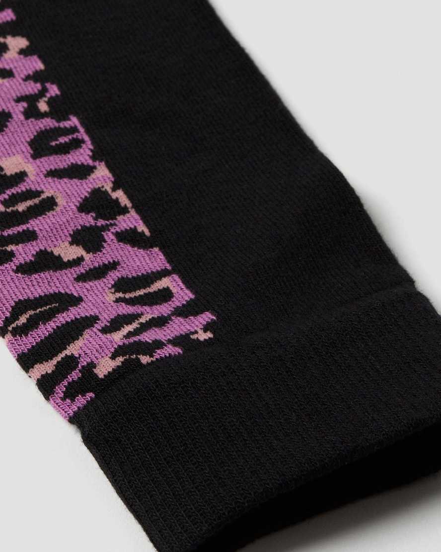 Pink Leopard Print Socks | Dr Martens