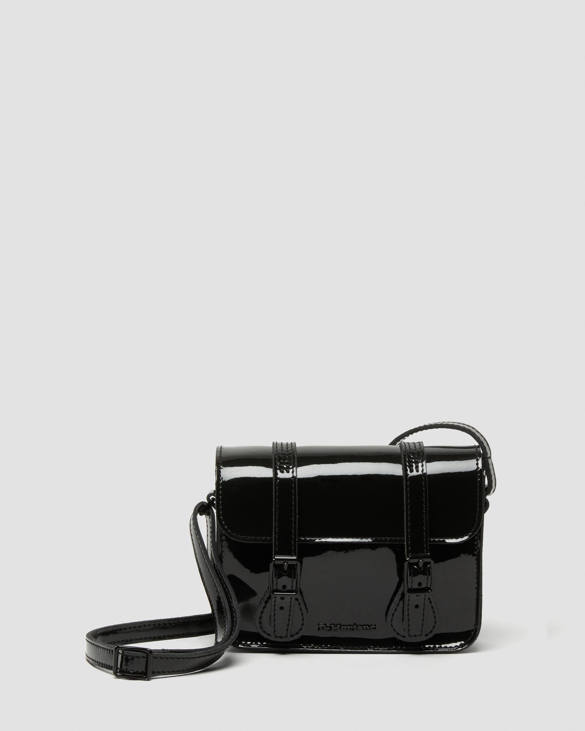 7 inch Patent Leather Crossbody Bag in BLACK | Dr. Martens™