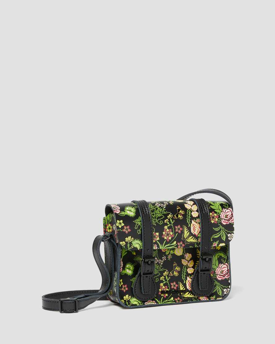 7 inch Floral Leather Crossbody Bag7 inch Floral Leather Crossbody Bag Dr. Martens