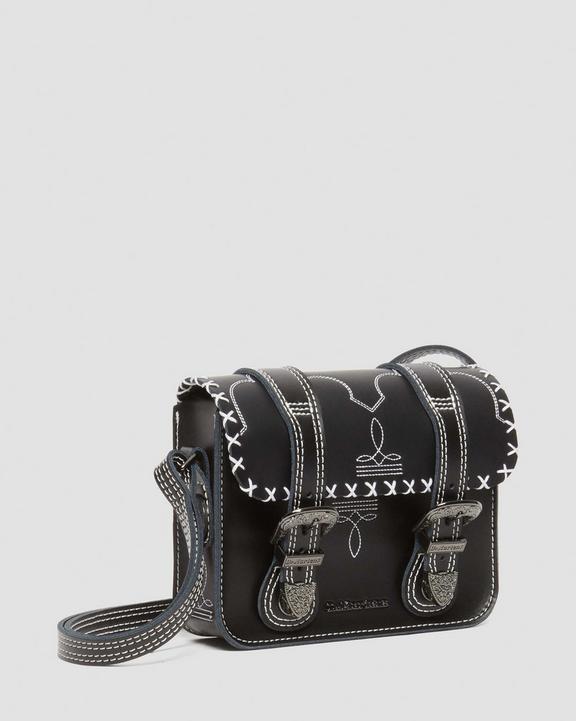 Leder Umhängetasche 18 cmLEDER CROSSBODY TASCHE MIT KONTRASTNÄHTEN  18 CM  Dr. Martens