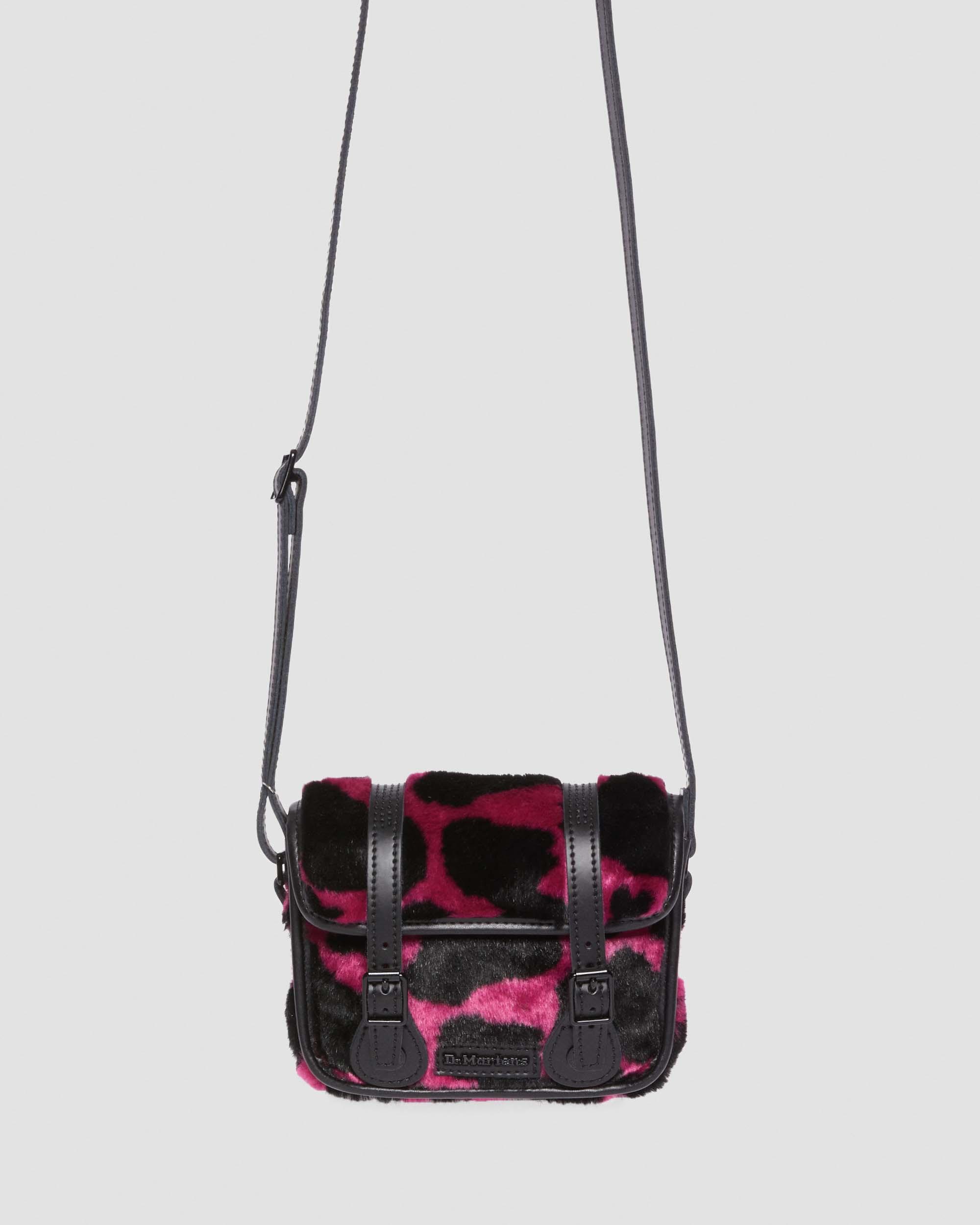 Put You First Faux Leather Crossbody In Black