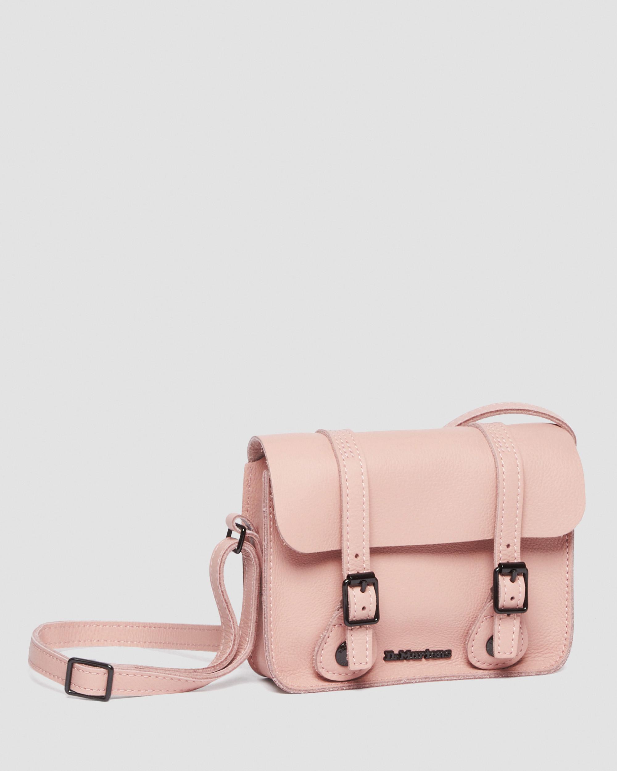 Dr. Martens 7 Inch Pisa Leather Crossbody Bag in Pink