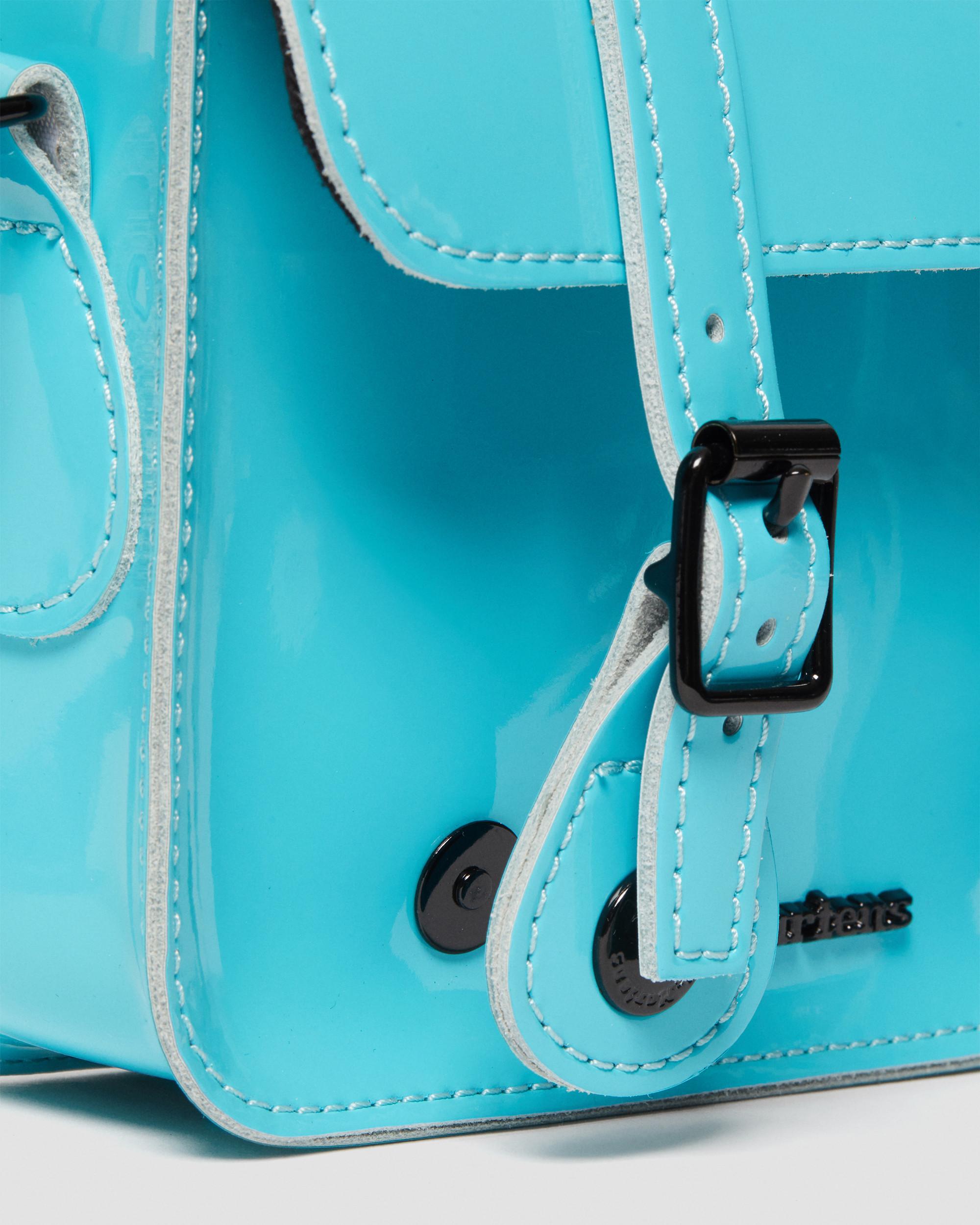 Dr. Martens 7 Inch Patent Leather Crossbody Bag - Turquoise