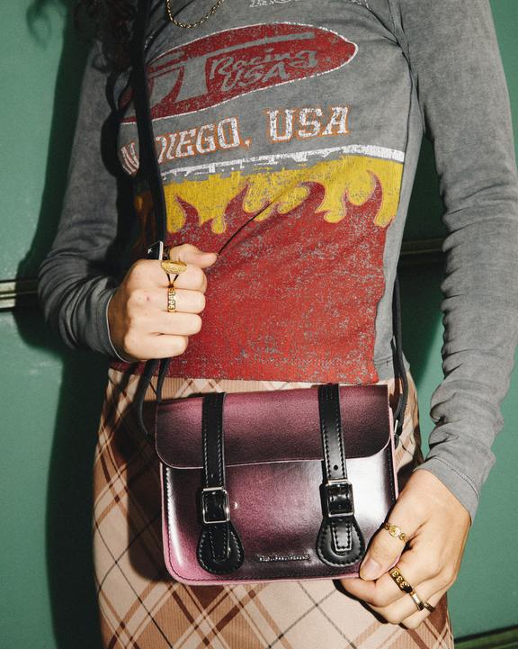7 Inch Distressed Look Leather Crossbody Bag7 Inch Distressed Look Leather Crossbody Bag Dr. Martens