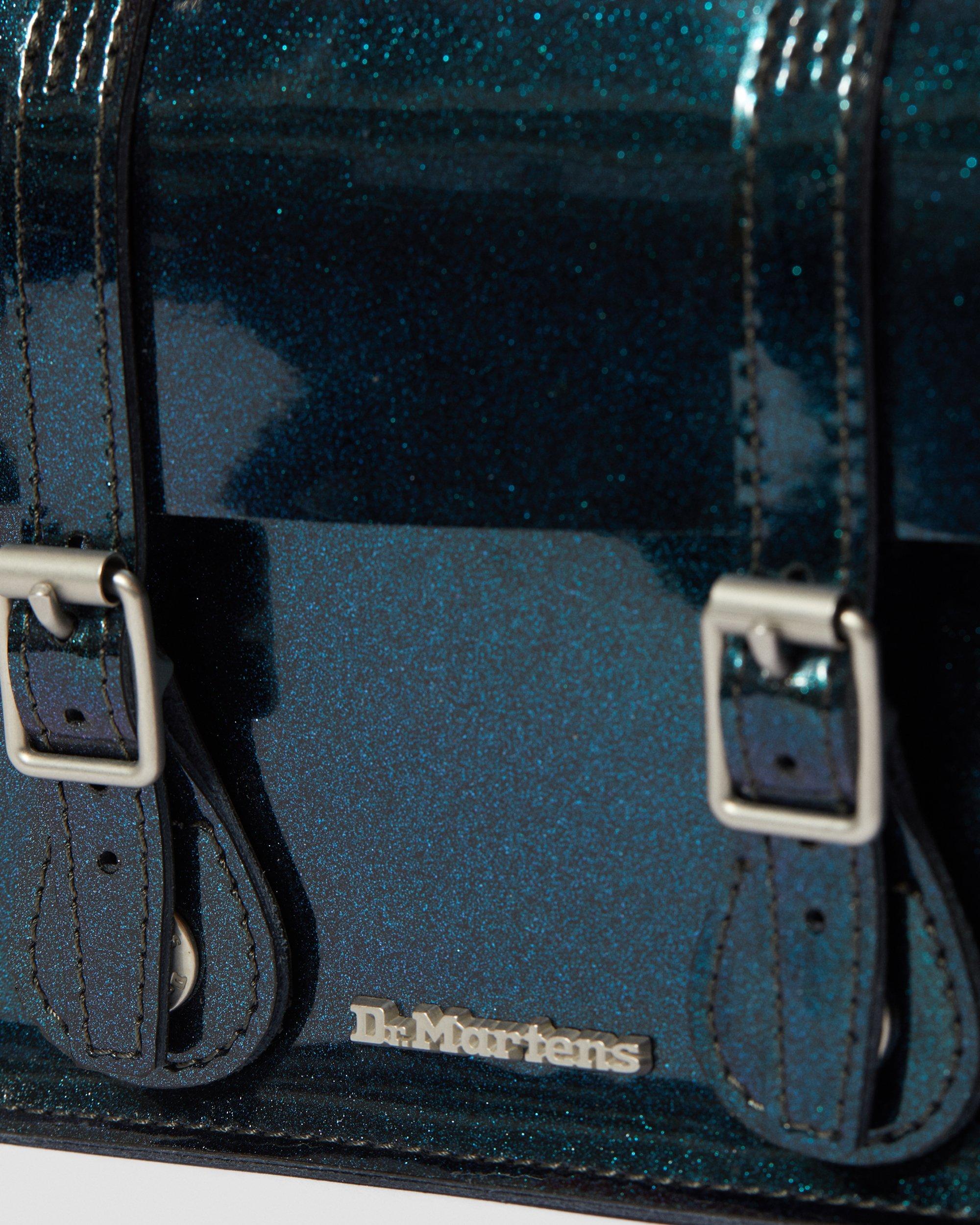 7 Inch Sparkle Leather Crossbody Bag in TEAL | Dr. Martens™