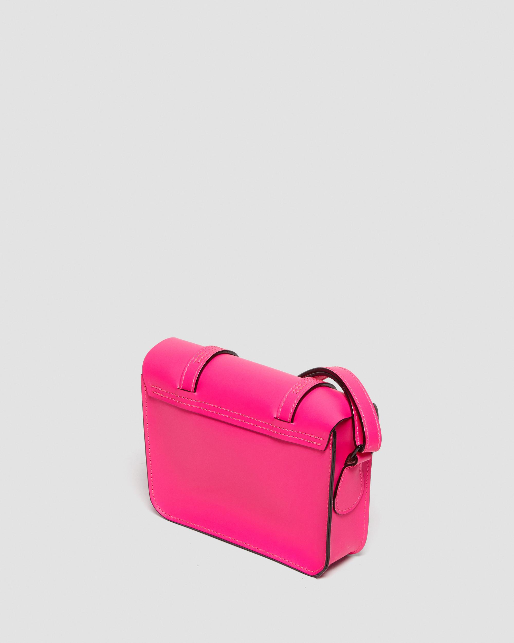 Roxie Leather Frame Crossbody Bag in Pink/Red