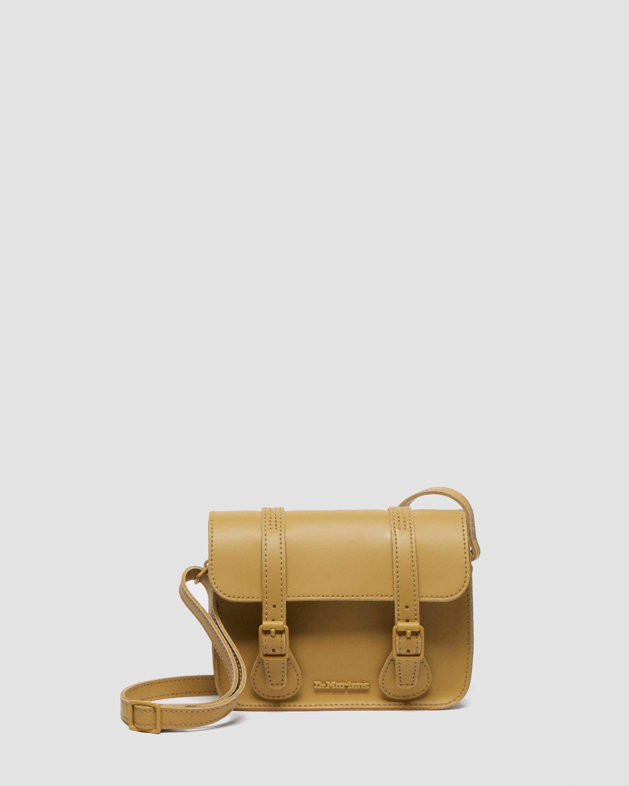 7 Inch Smooth Leather Satchel in Dr. Martens