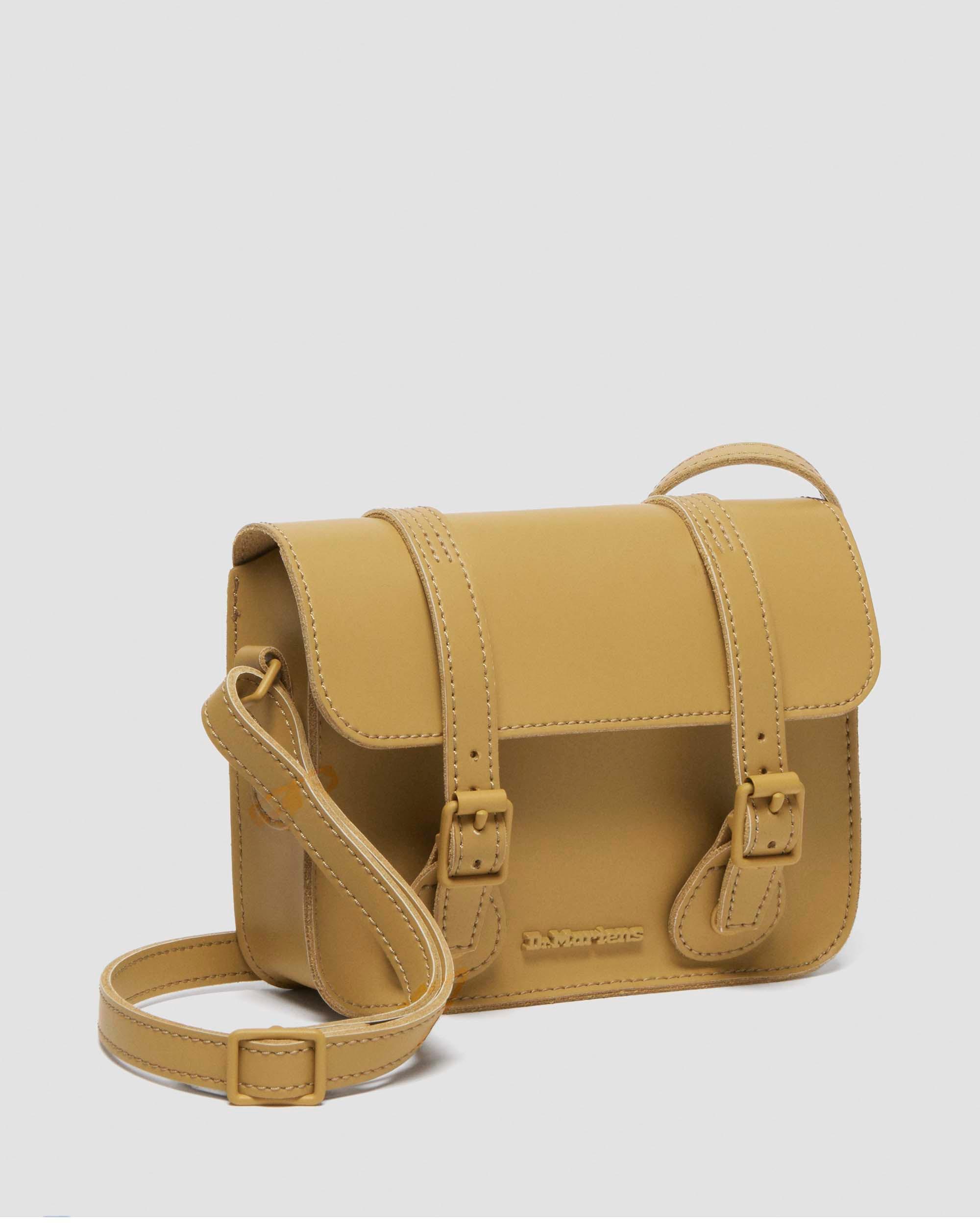 7 Inch Smooth Leather Satchel in | Dr. Martens
