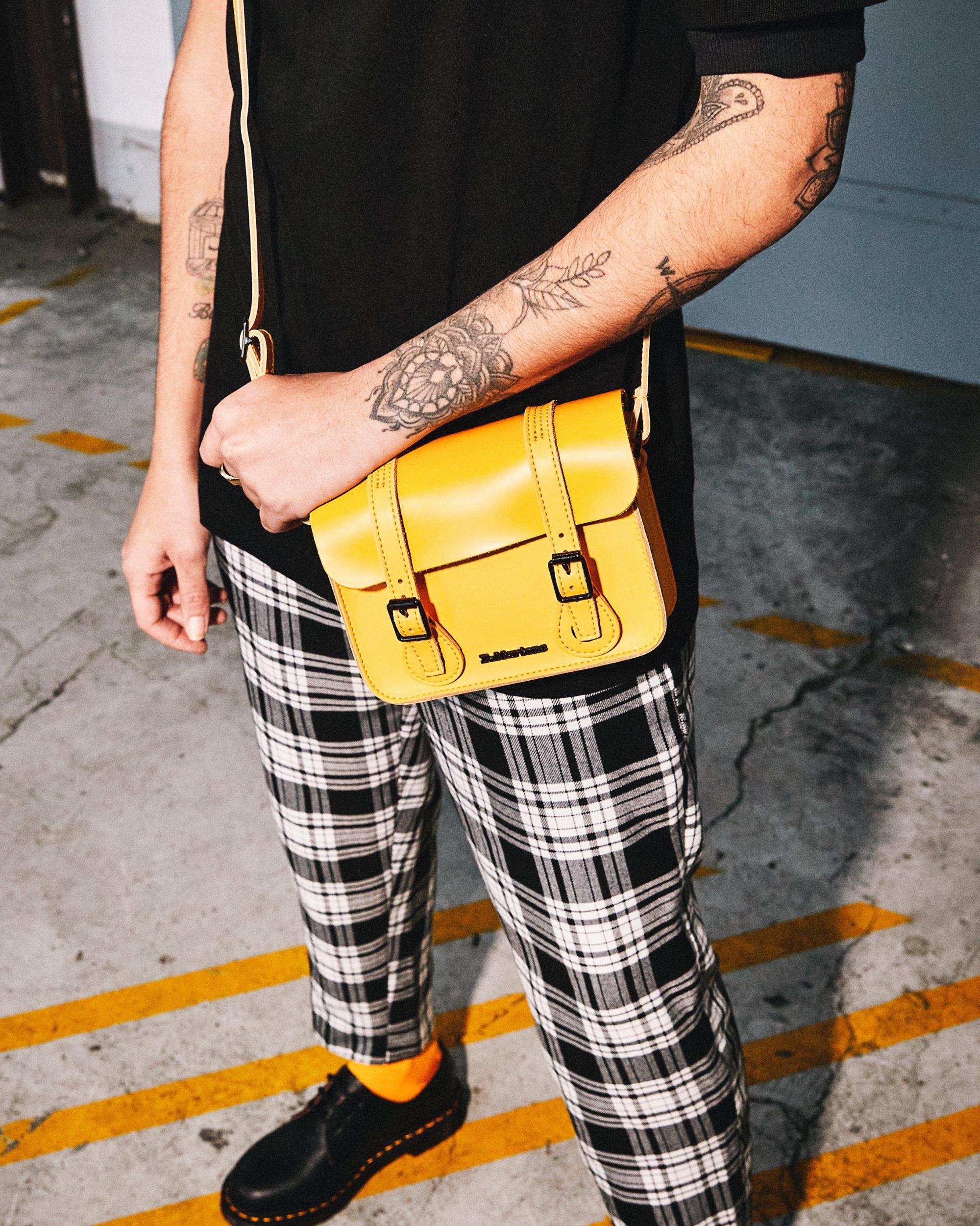 7 Inch Leather Crossbody Bag