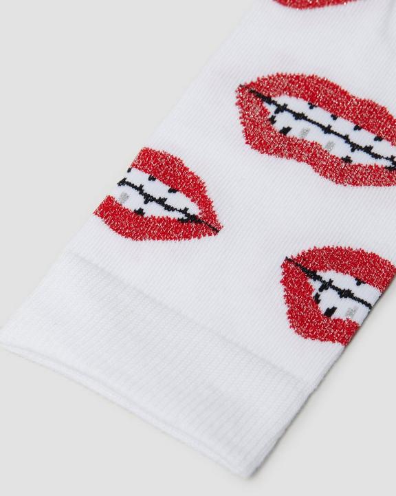 CHAUSSETTES BLANCHES LIPS Dr. Martens