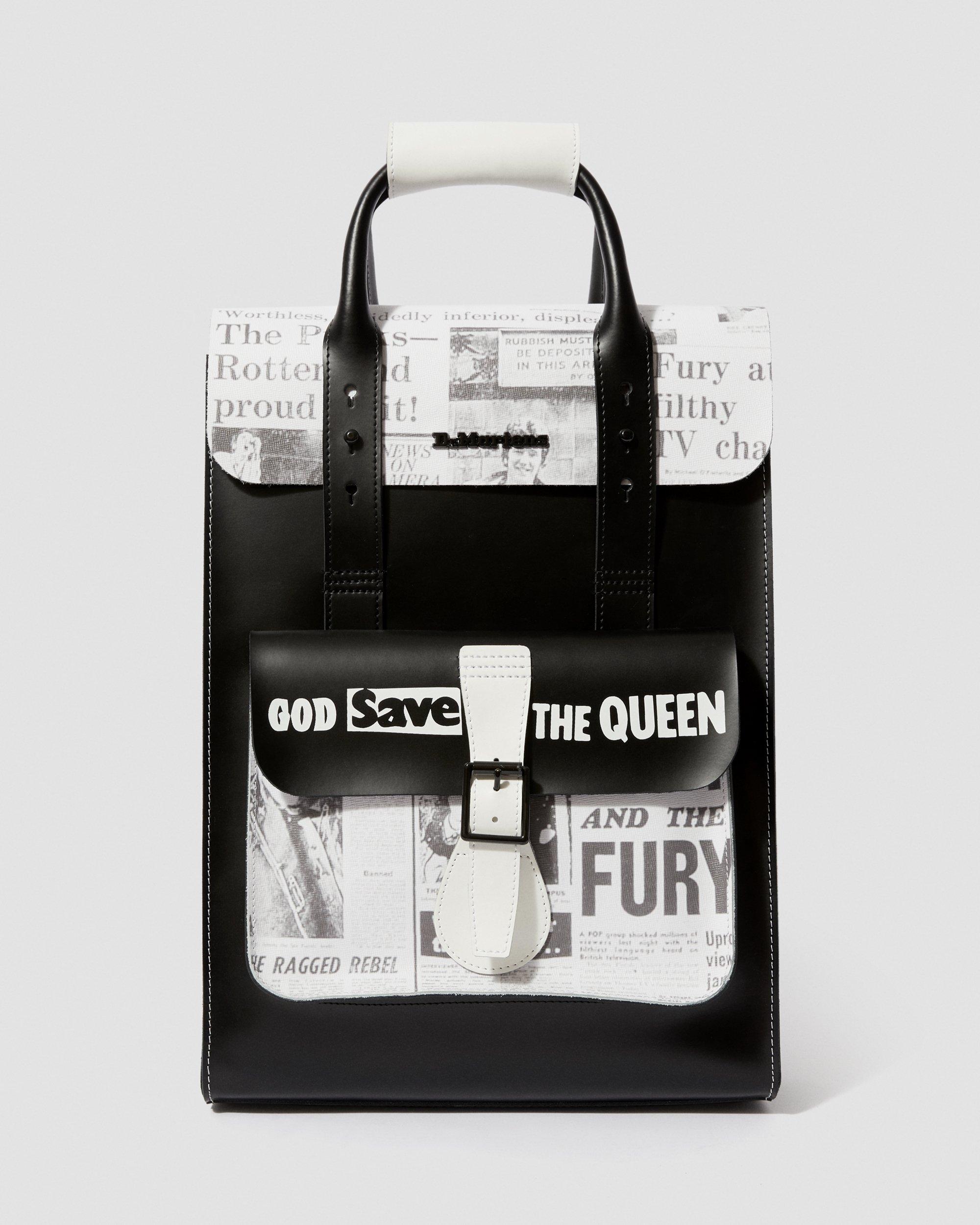 Sex Pistols Leather Backpack in BLACK | Dr. Martens™