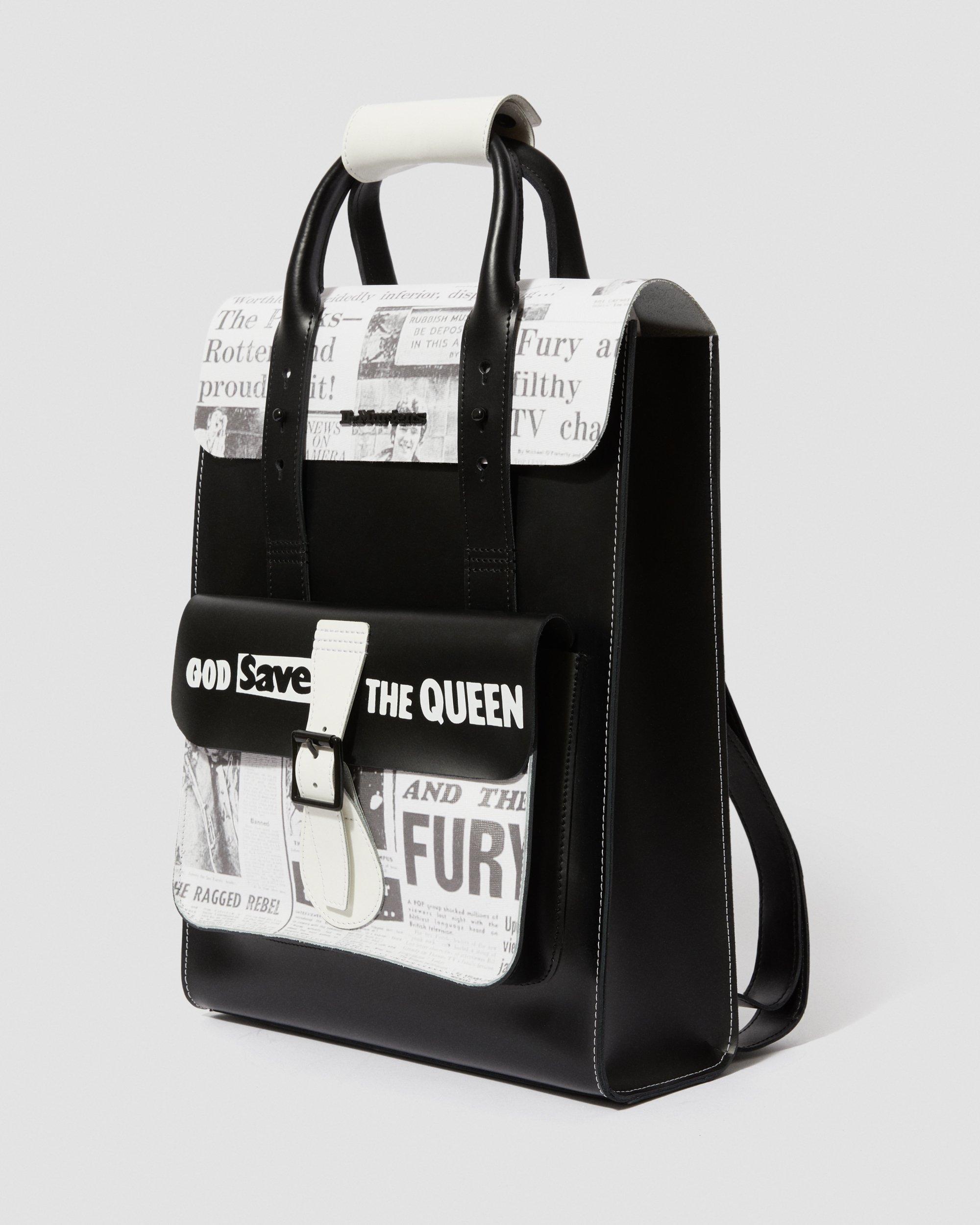 Sex Pistols Leather Backpack in BLACK | Dr. Martens™