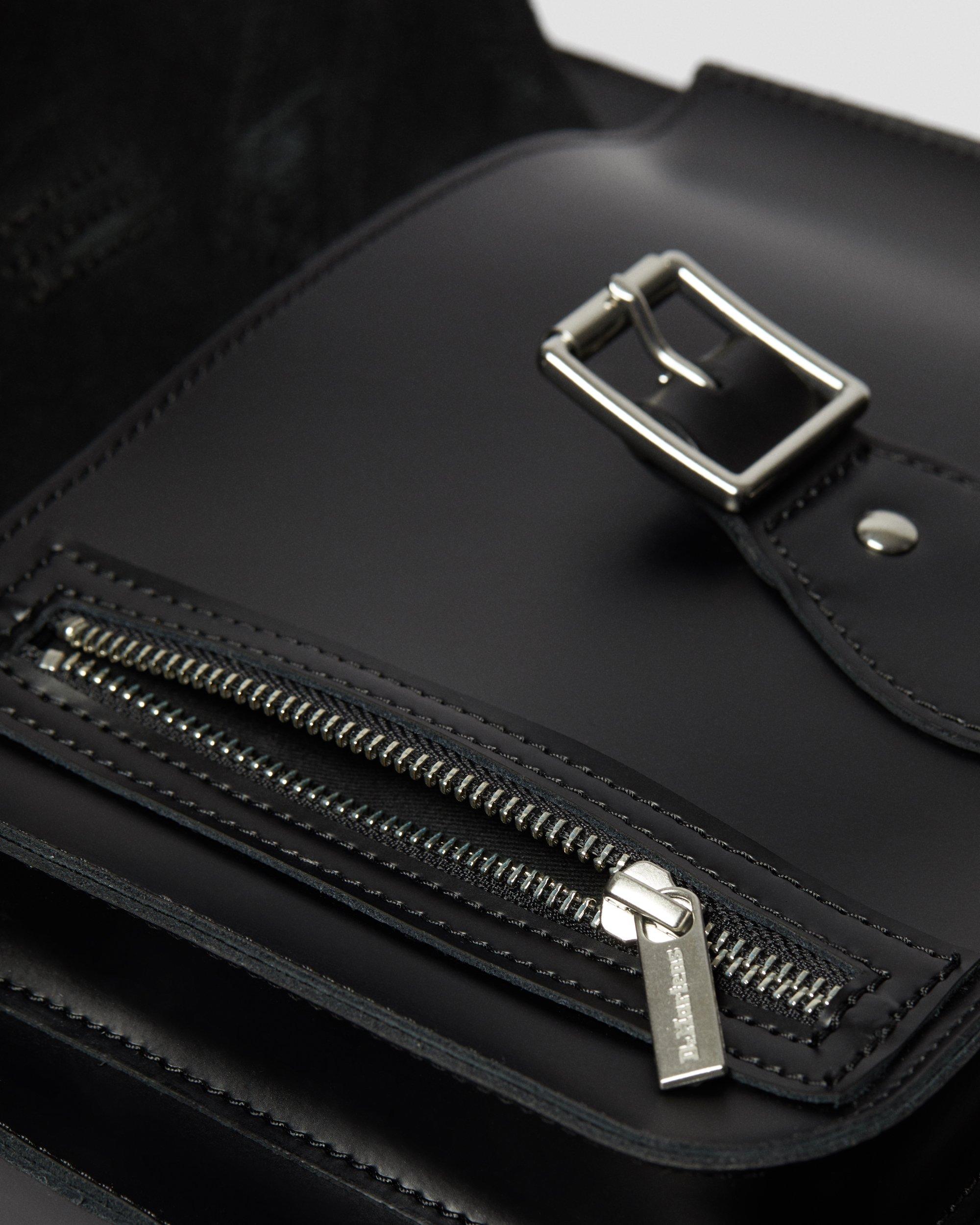 Kiev Smooth Leather Backpack in BLACK+BLACK | Dr. Martens™