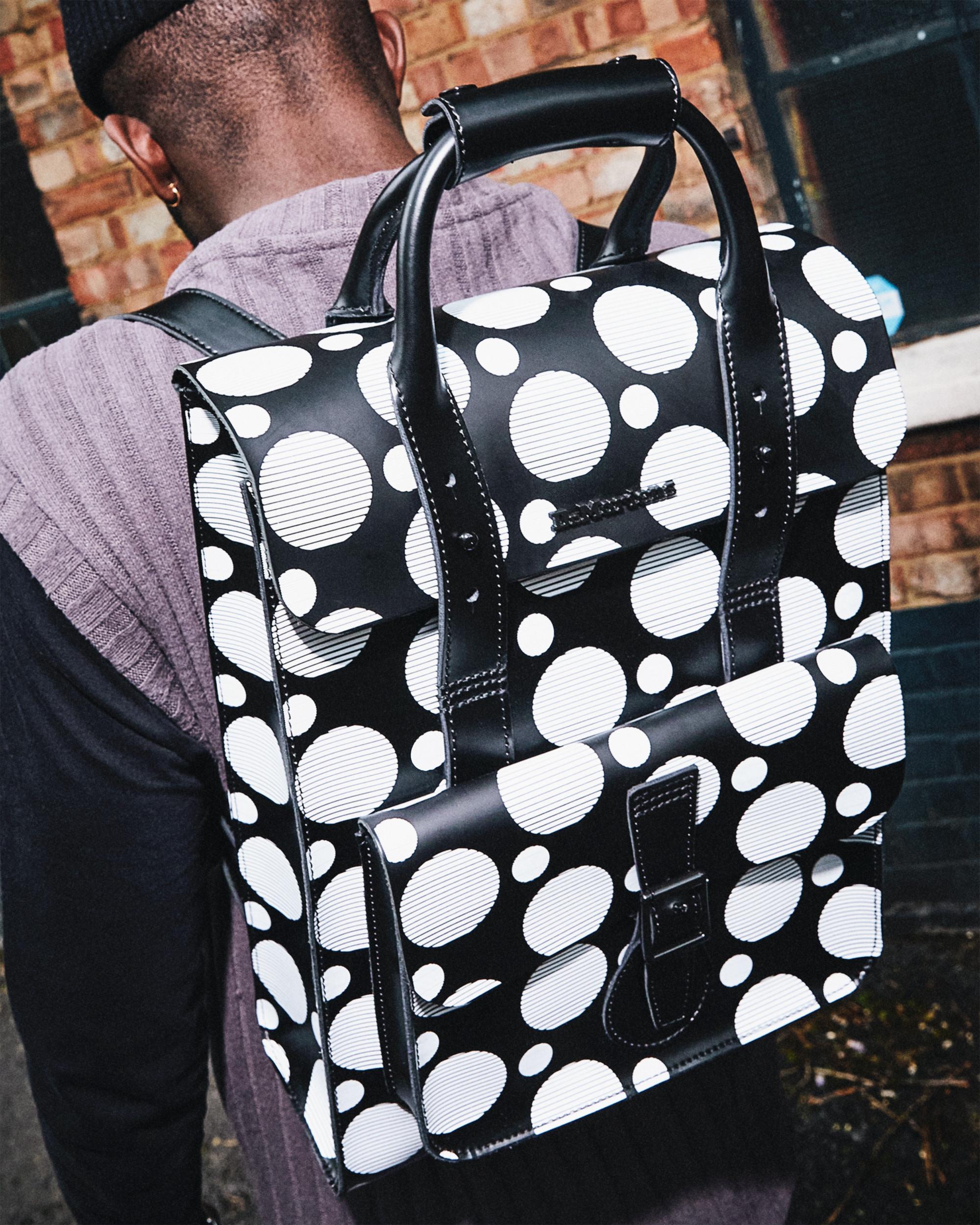 Polka Dot Leather Backpack in BLACK | Dr. Martens™