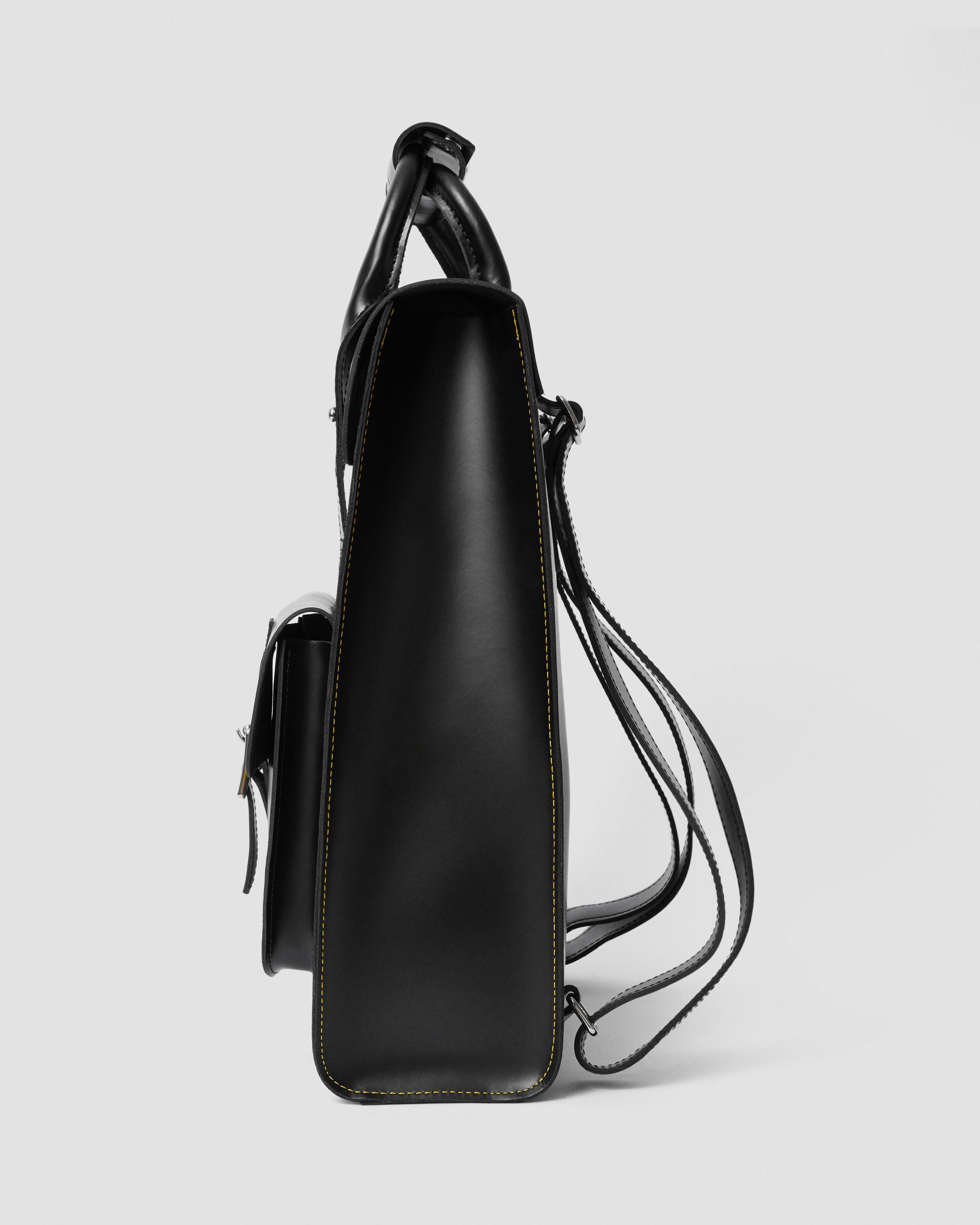 Kiev Leather Backpack in Black