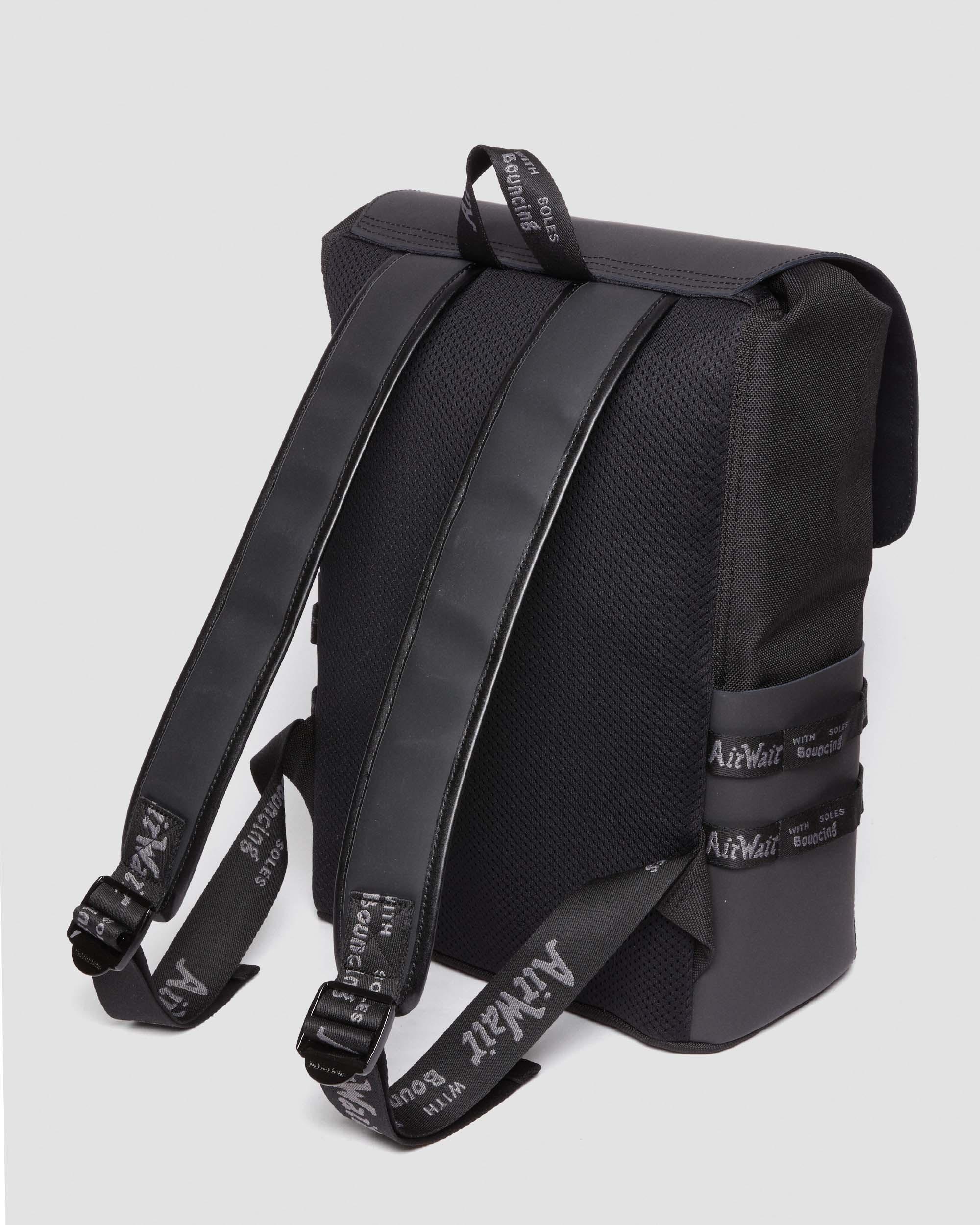 Extra Tough Leather Backpack in BLACK