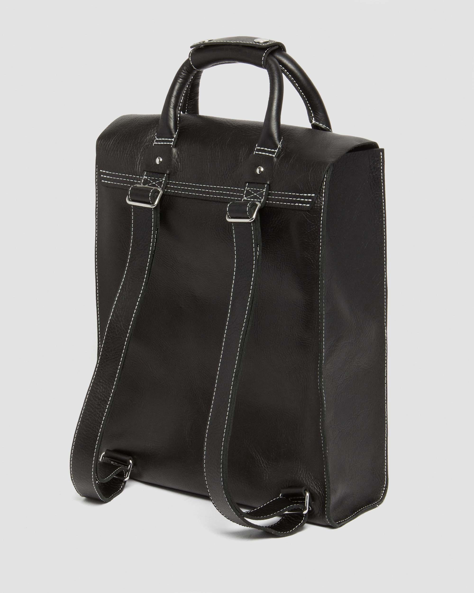 Overdrive Leather Backpack in BLACK | Dr. Martens™