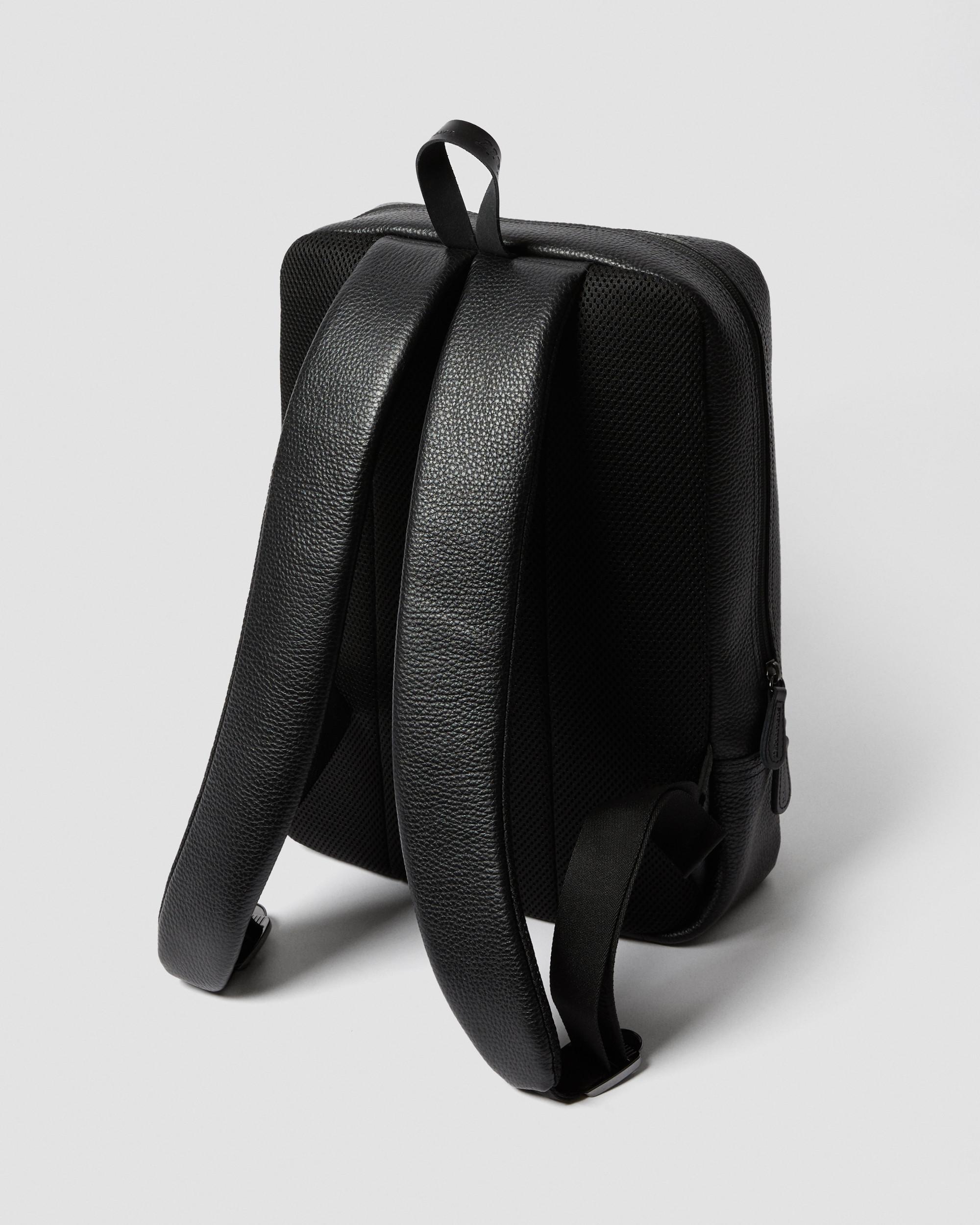 Milled Nappa Soft Leather Tote Bag in Black+Black