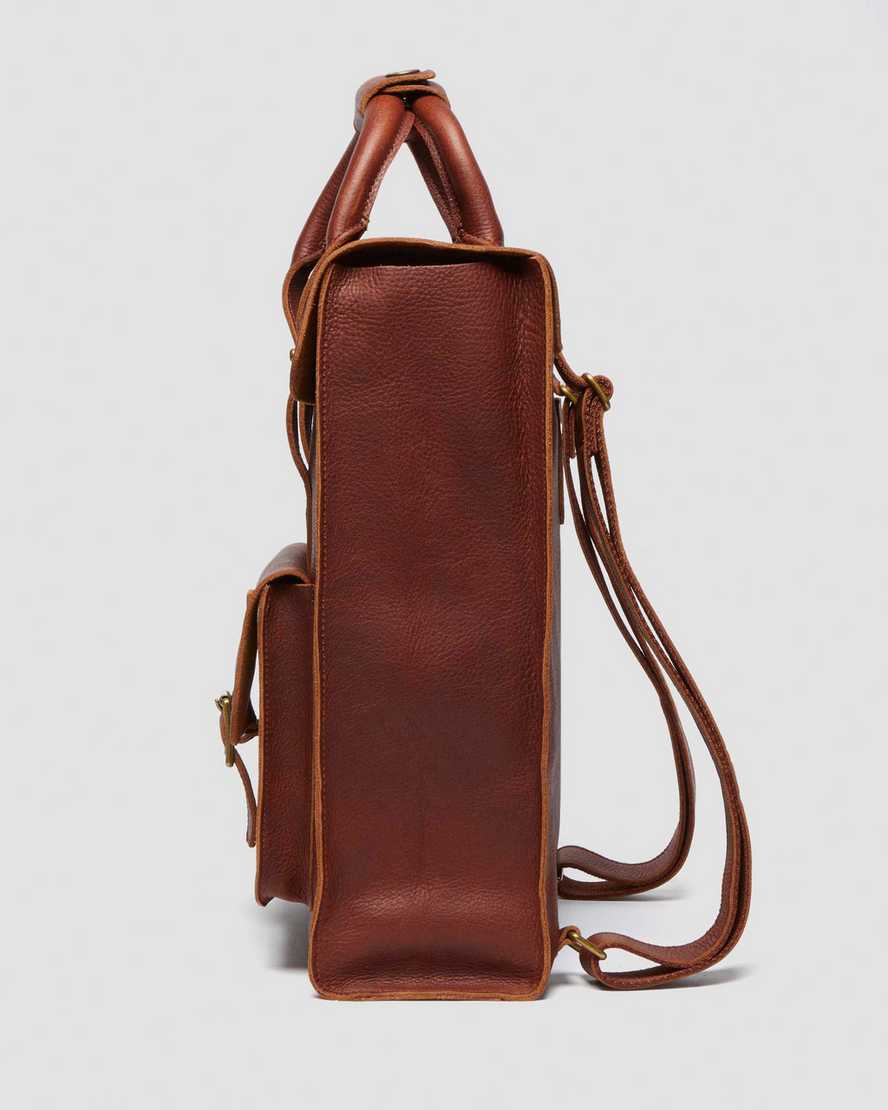 Dr. Martens' Ambassador Leather Backpack In Brown