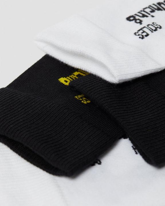 Pack de dos pares de calcetines deportivos de mezcla de algodón DNA Dr. Martens