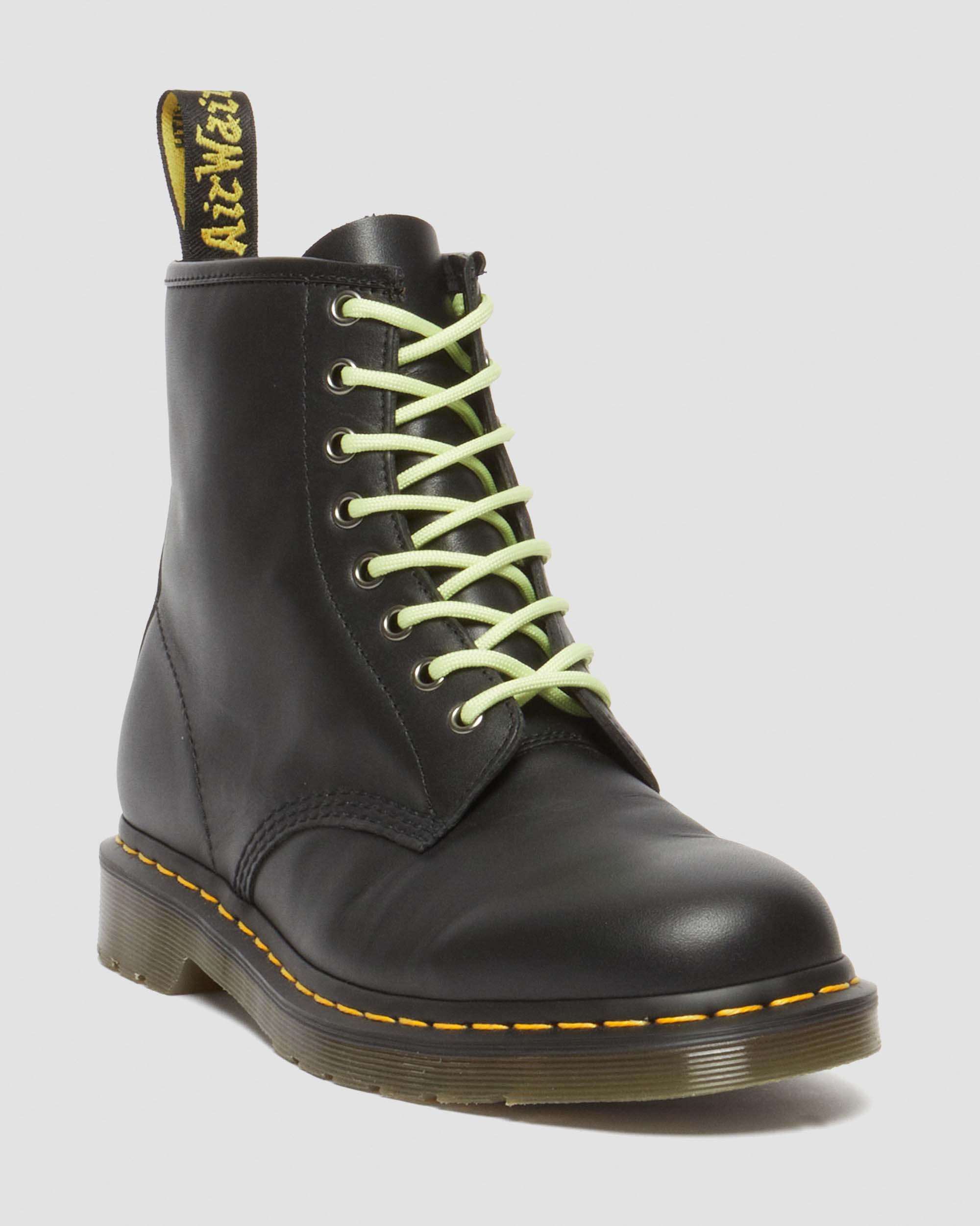 Jadon Boot Leather Faux Fur Lined Platforms in Black