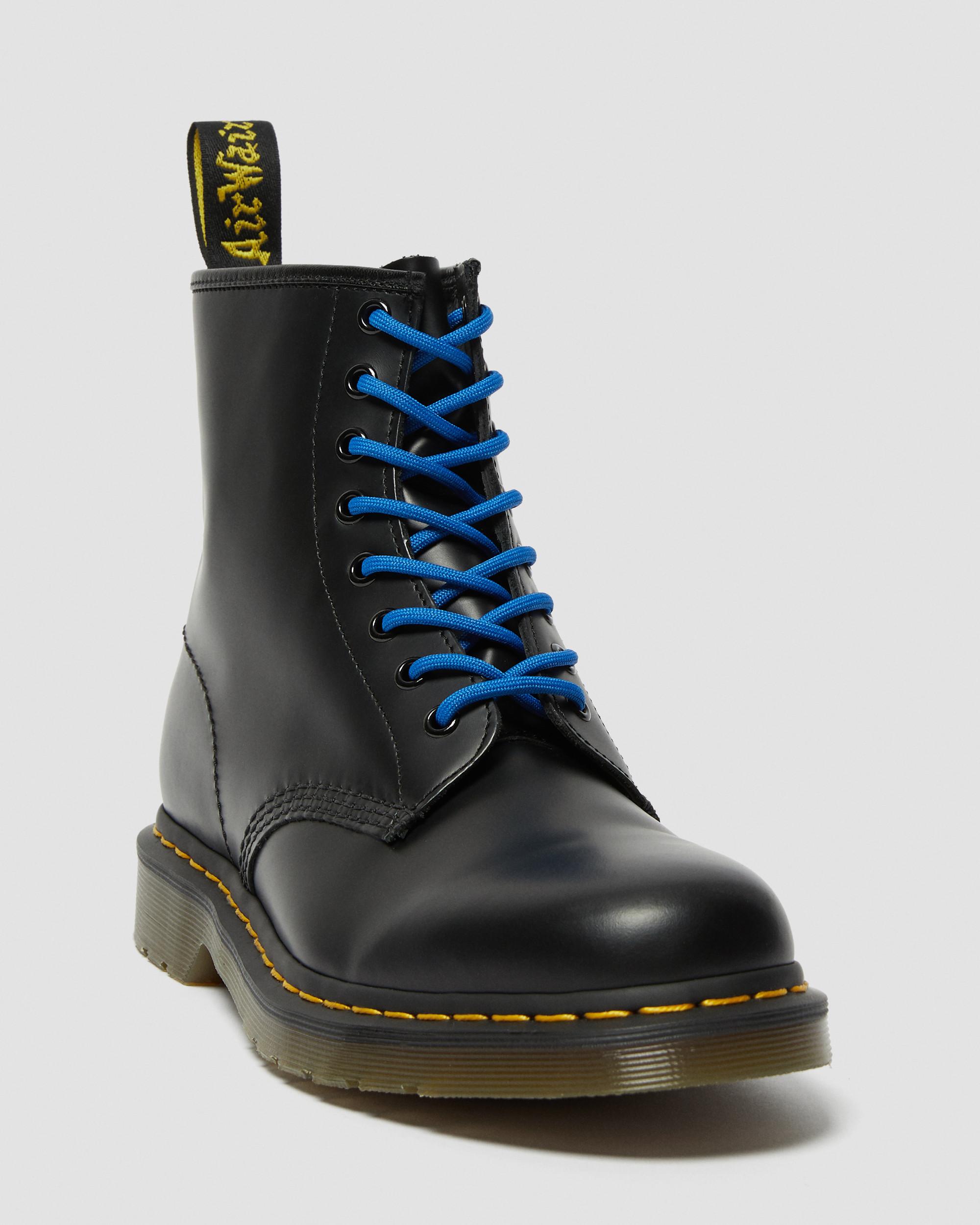 1460 Slip Resistant Leather Lace Up Boots in Black Martens