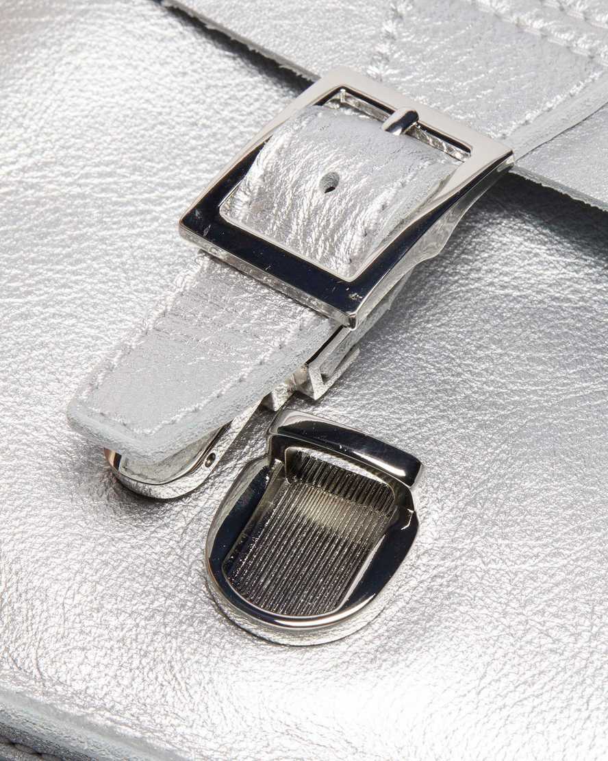 Dr. Martens' Heart Shaped Milled Metallic Backpack In Metallic