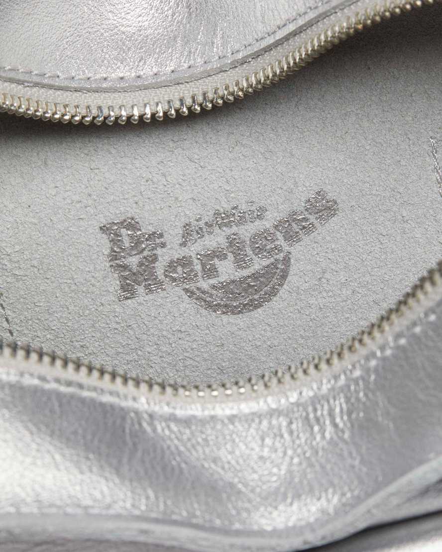 Dr. Martens' Heart Shaped Milled Metallic Backpack In Metallic