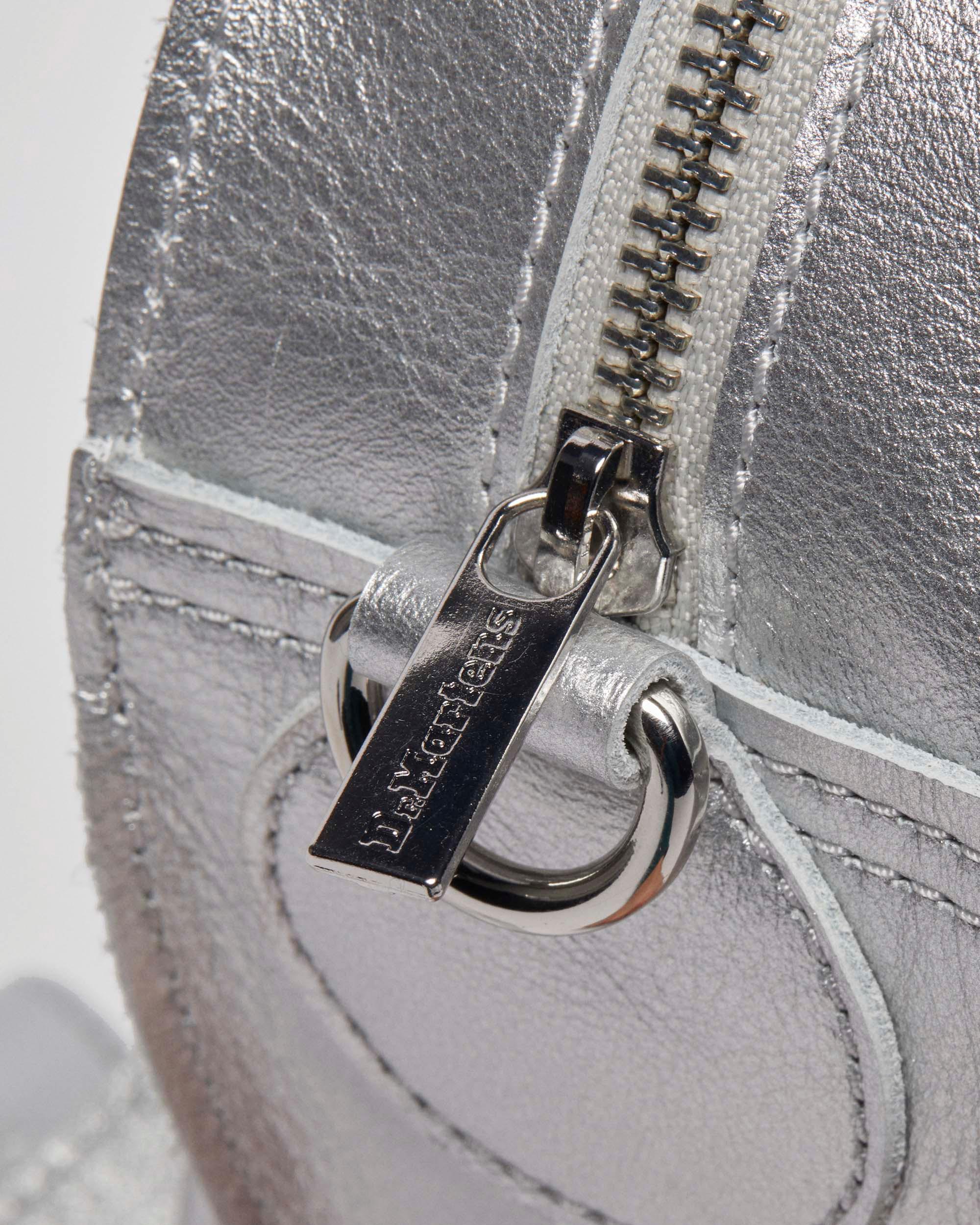 Heart Shaped Milled Metallic Backpack in | Dr. Martens
