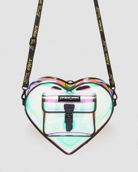 Heart Shaped Iridescent Transparent BackpackHeart Shaped Iridescent Transparent Backpack Dr. Martens