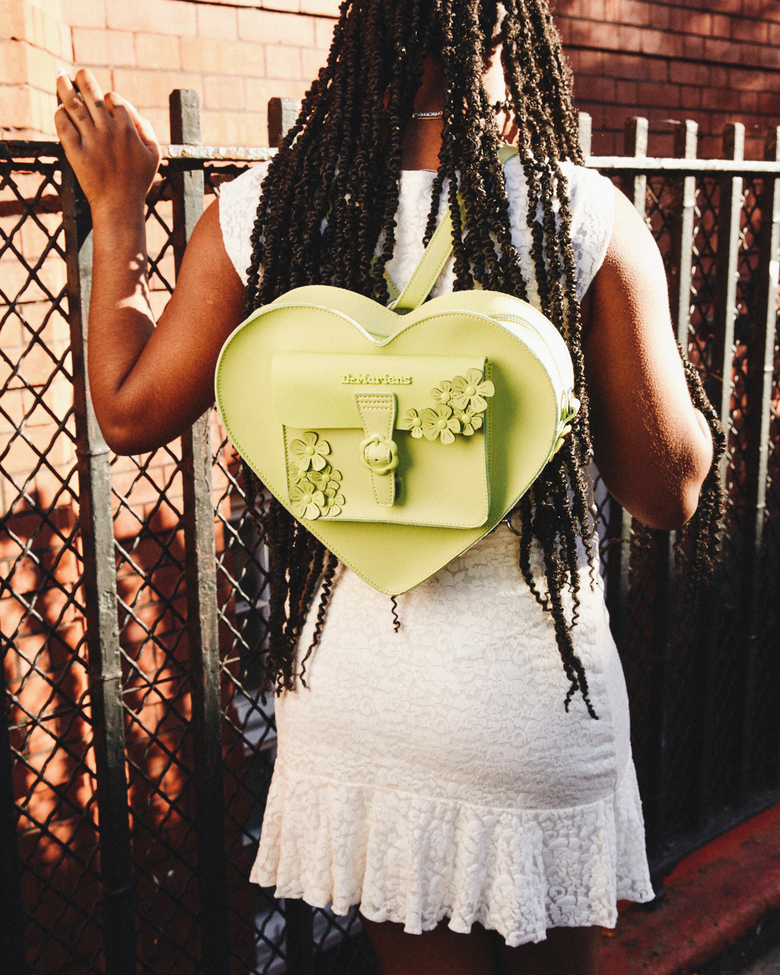 Kiev Leather Hardware Heart Shaped Bag