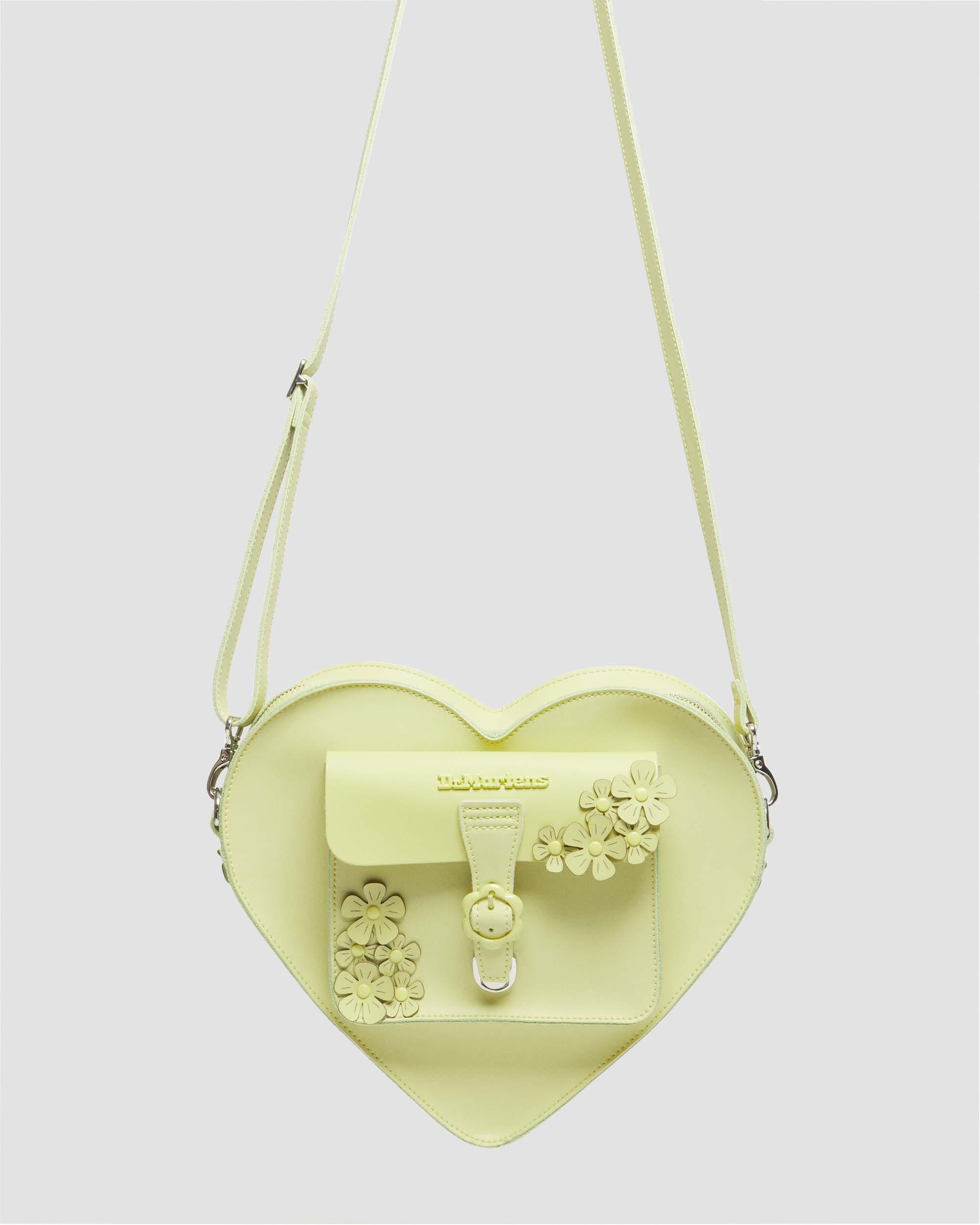 Kiev Leather Hardware Heart Shaped Bag