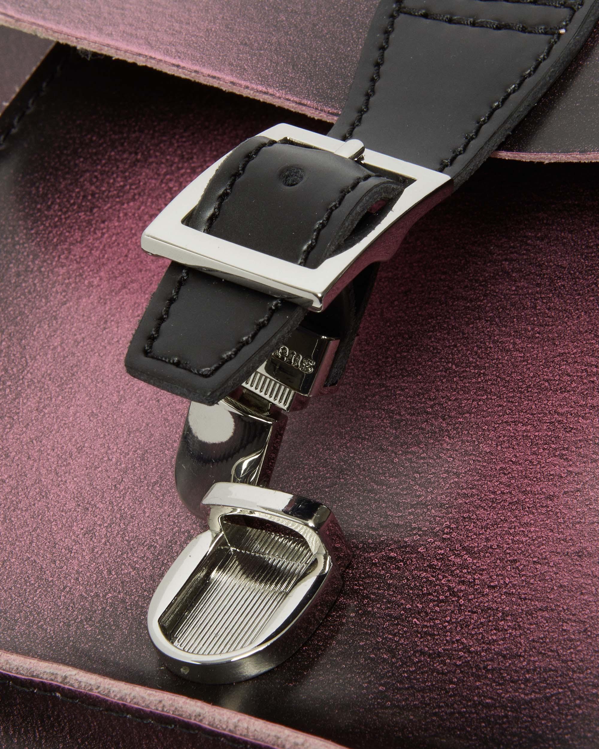 Herzförmige Distressed Look Ledertasche