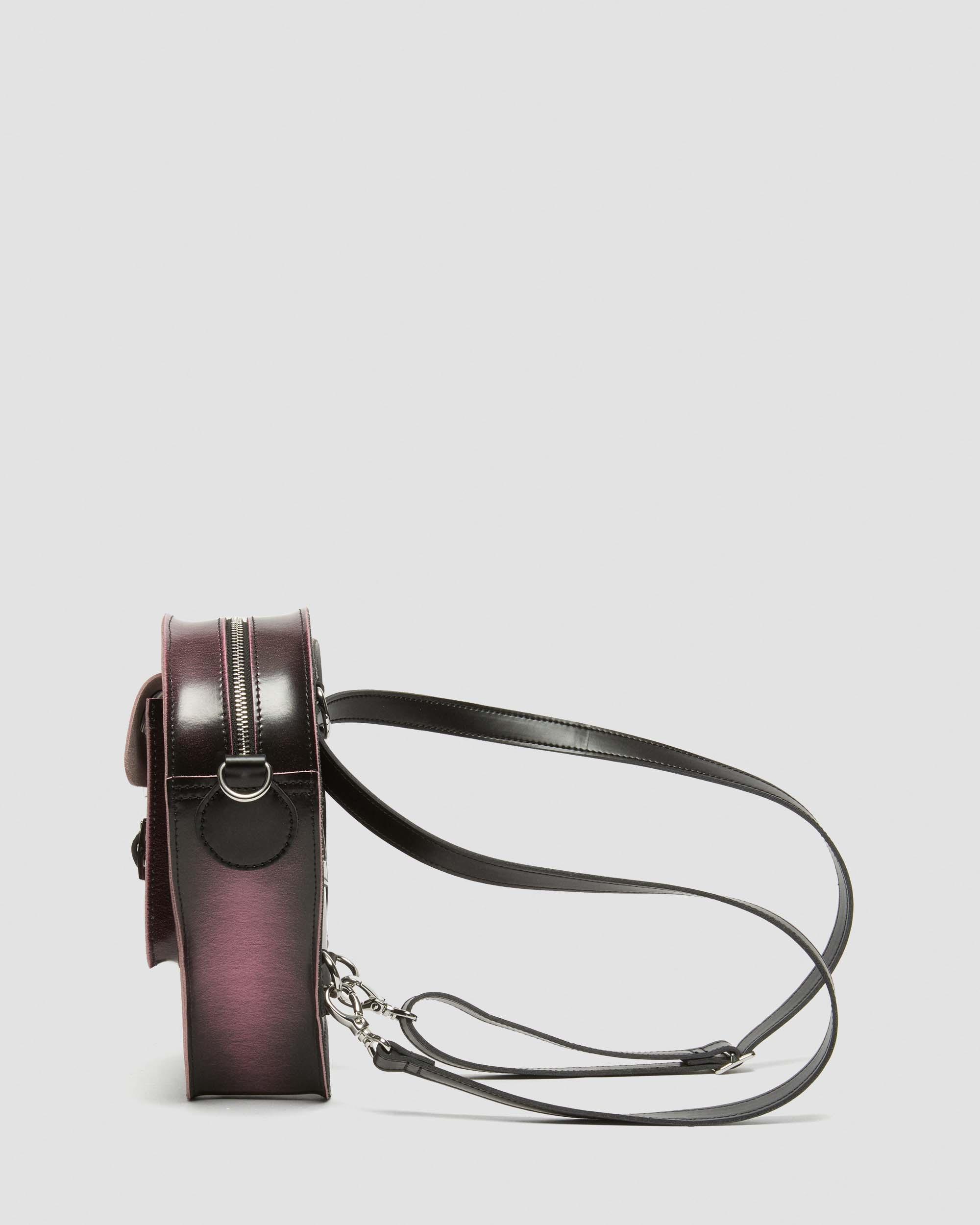 Herzförmige Distressed Look Ledertasche