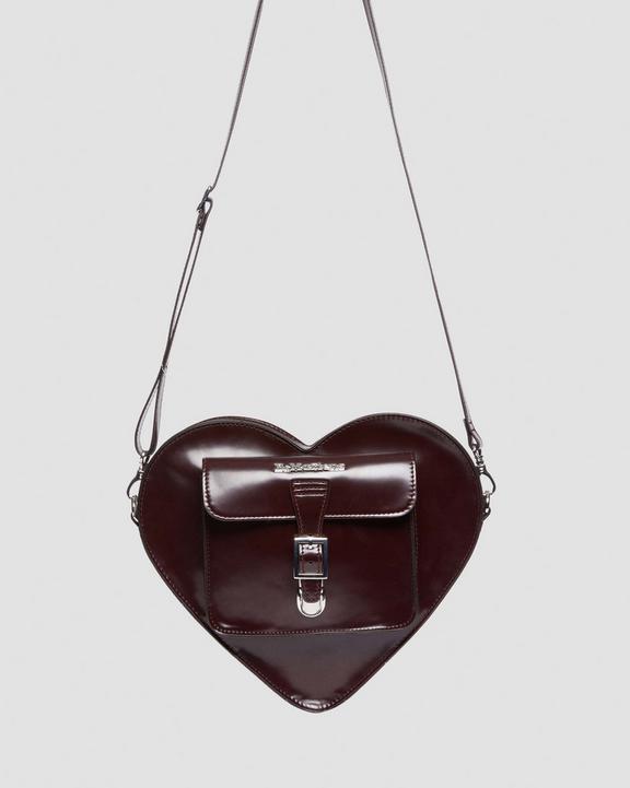 Vegan Heart Shaped Backpack in Cherry Red Arcadia | Dr. Martens Vegan Heart Shaped Backpack in Cherry Red Arcadia | Dr. Martens