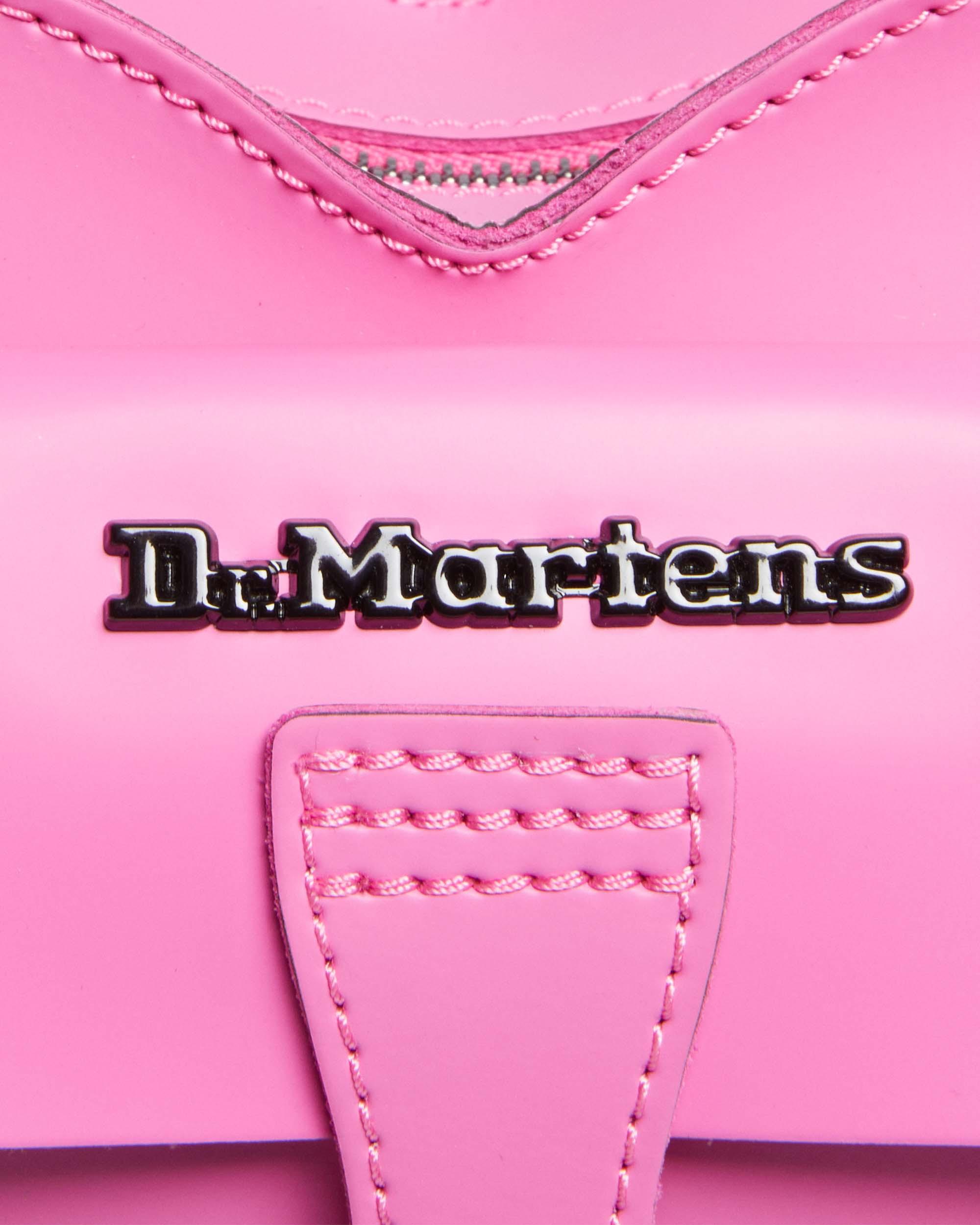 Doctor Martens Hot Pink Heart Backpack (Brand New!) Rare* Dr. Martens Pink Leather Heart Bag Crossbody Backpack  main image 3