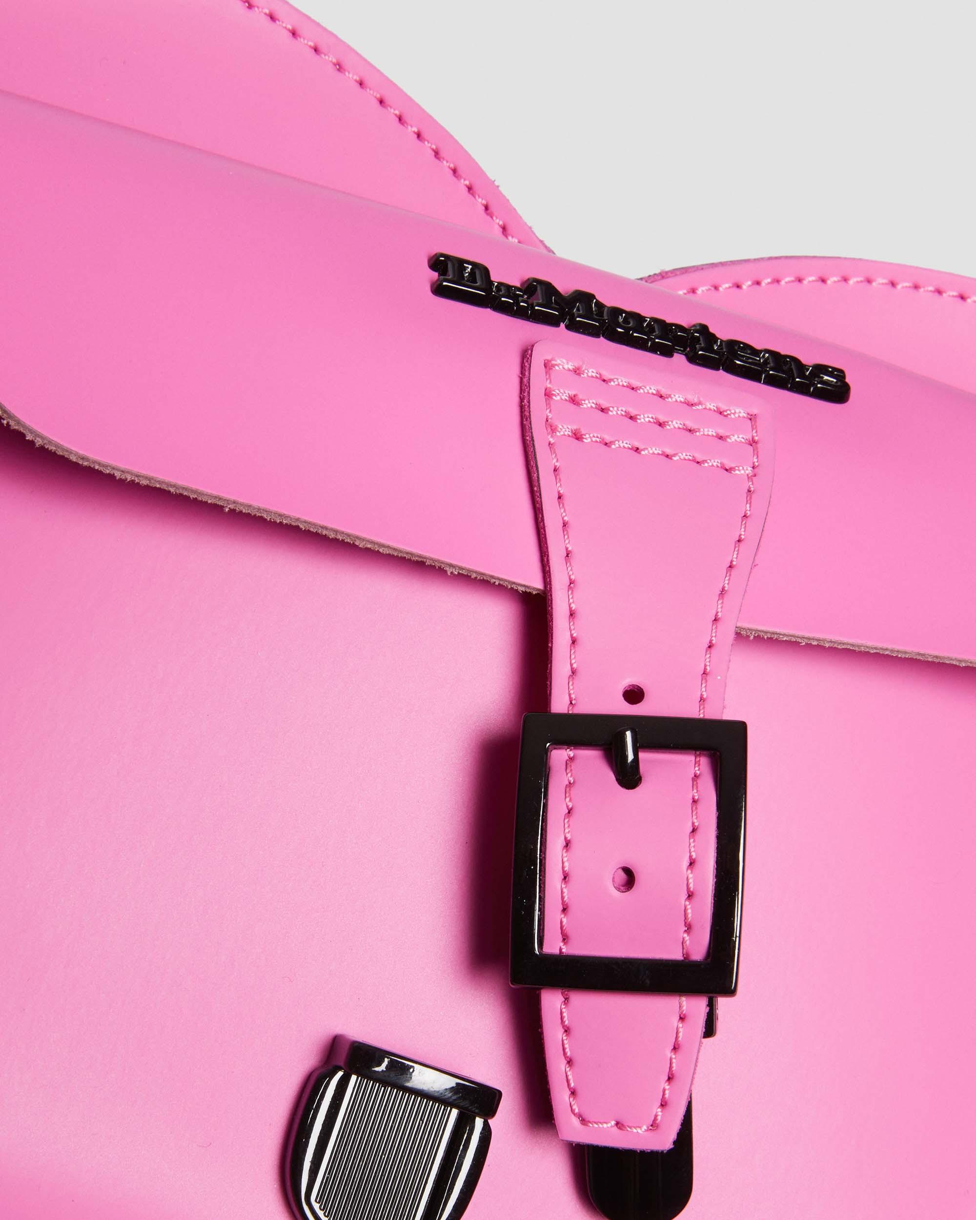 Kiev Leather Hardware Heart Shaped Bag in THRIFT PINK | Dr. Martens™