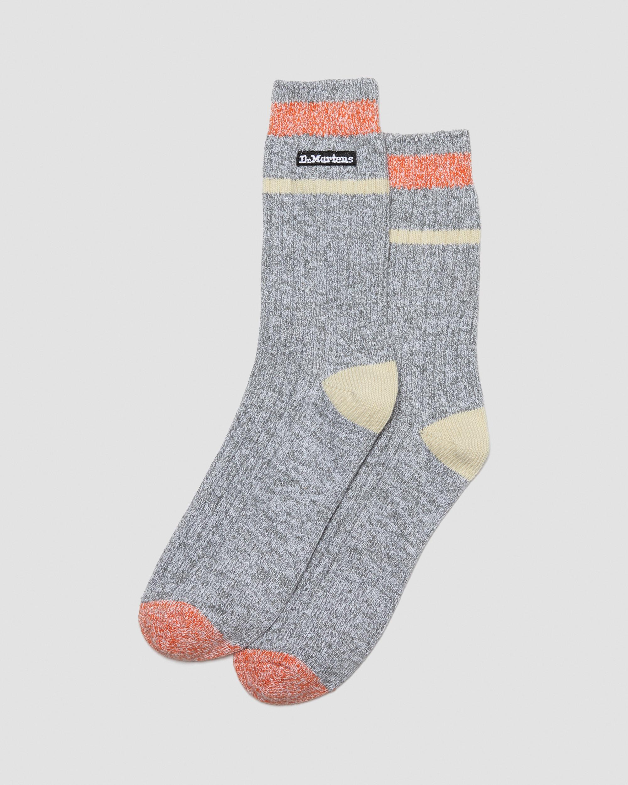 Marl Organic Socks in Grey