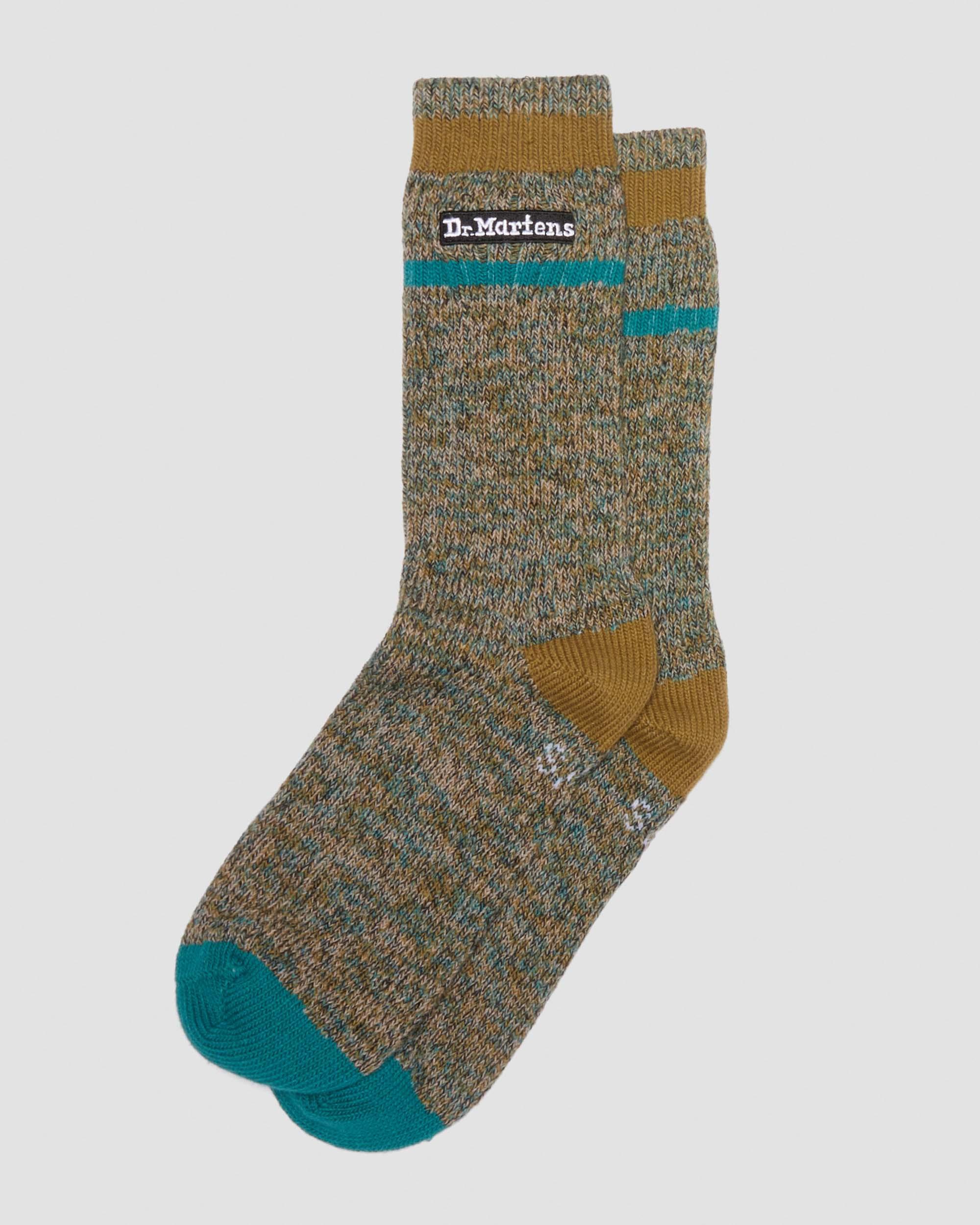 Dr. Taupe Marl Martens Organic Socks in | Vintage